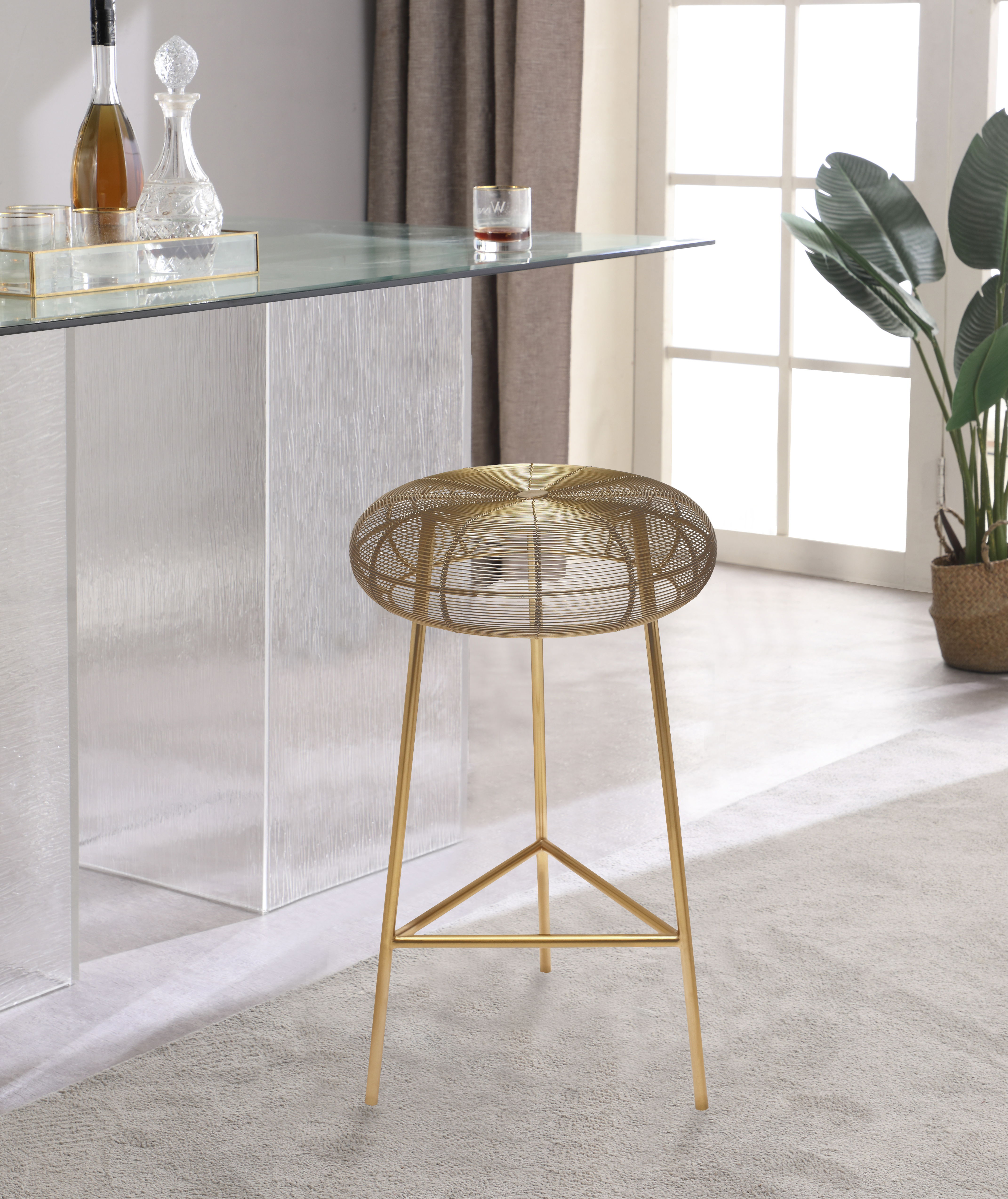 Tuscany - Counter Stool - Gold