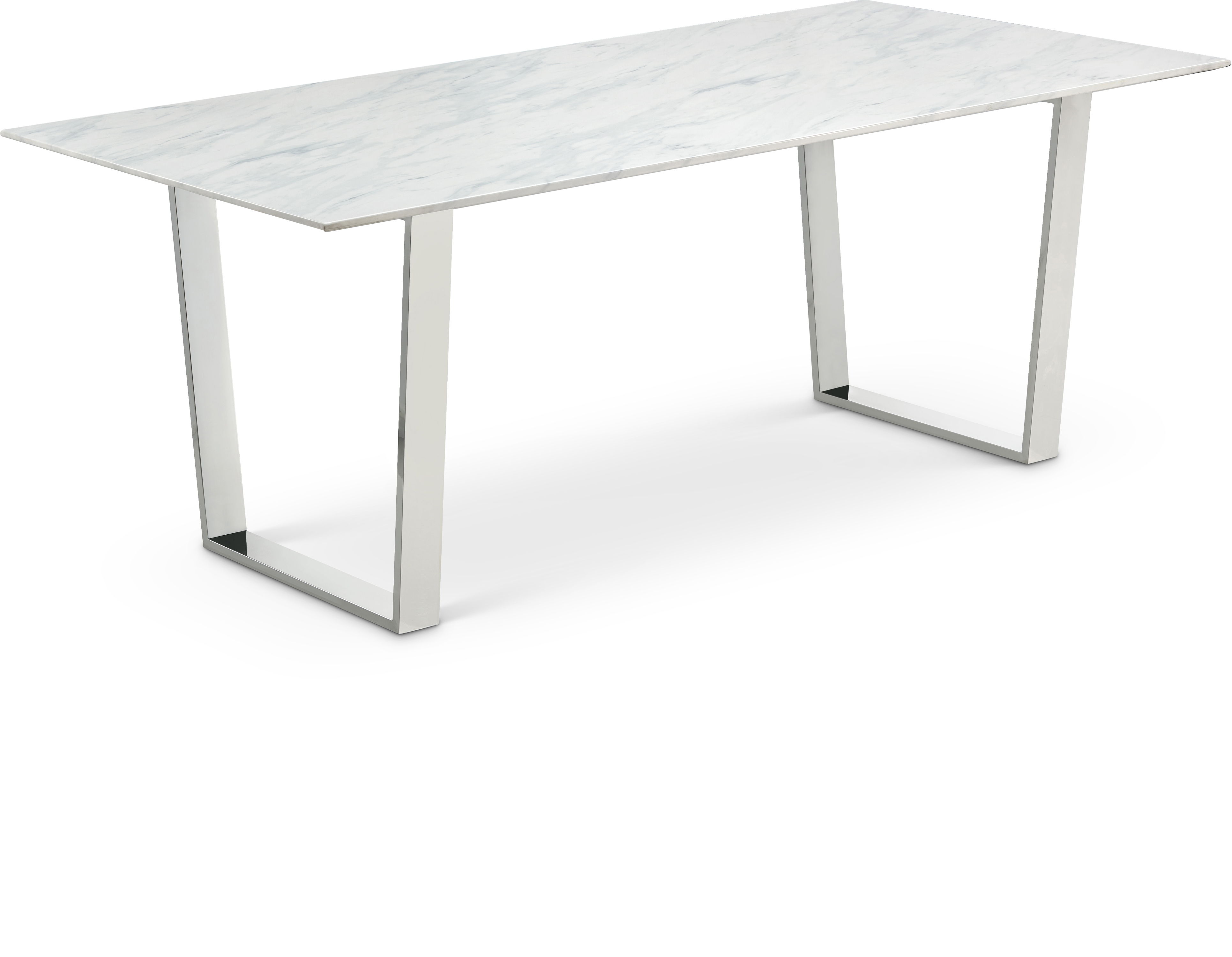 Carlton - Dining Table - Pearl Silver - Steel