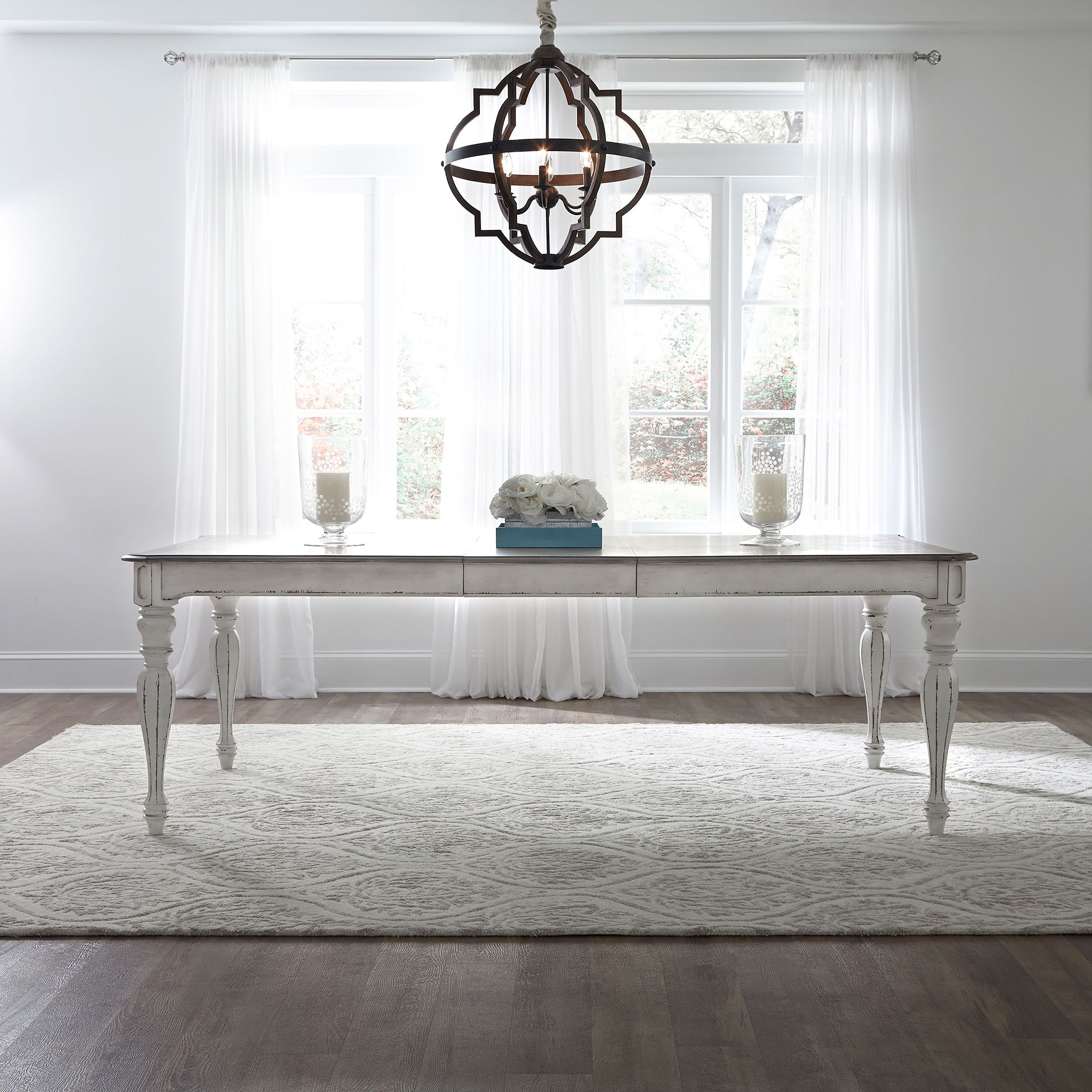 Liberty Furniture Magnolia Manor - Rectangular Leg Table - White