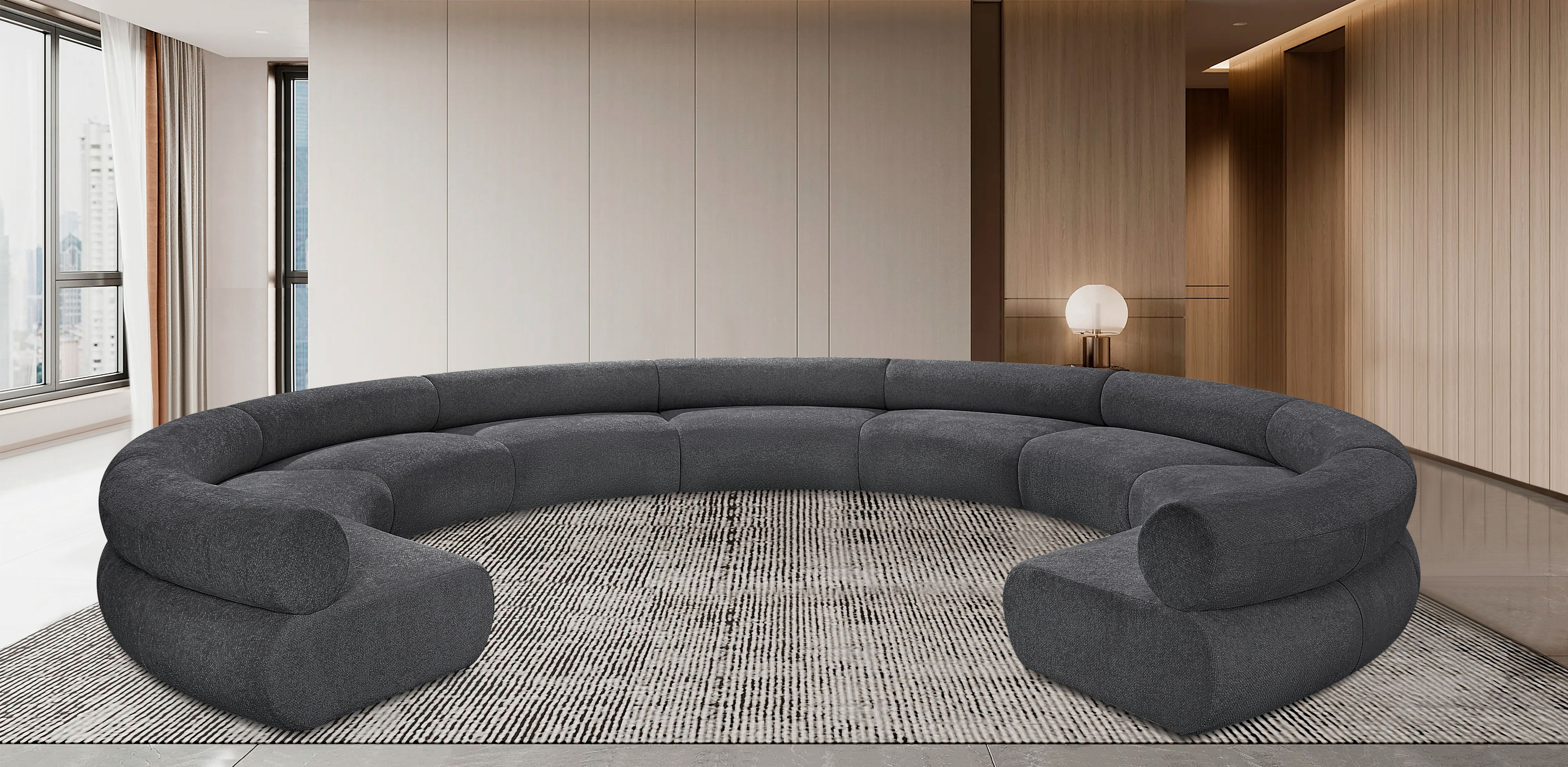 Bale - 9 Piece Modular Sofa - Gray