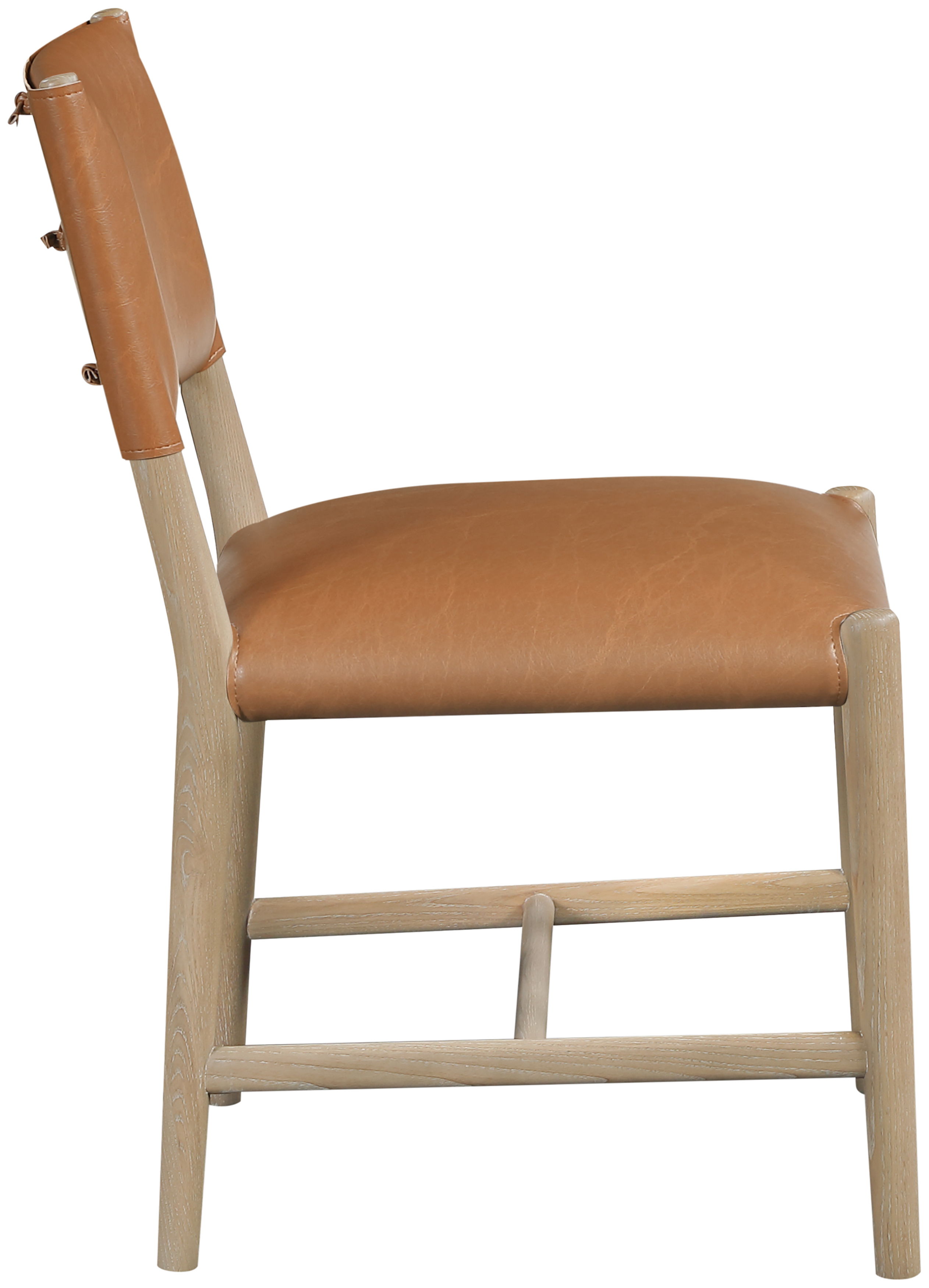 Andie - Vegan Leather Upholstered Dining Chair (Set of 2) - Cognac