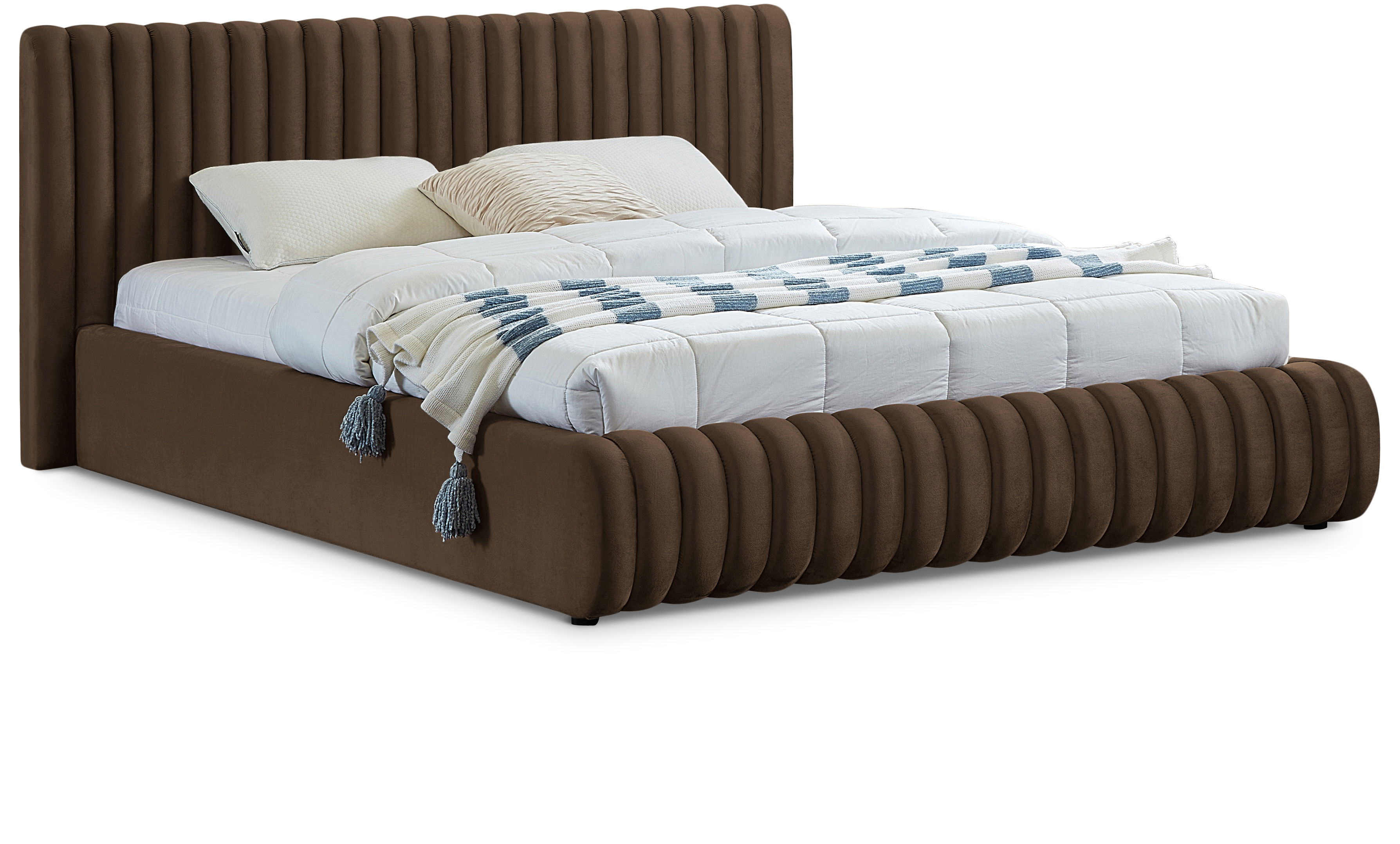 Nico - King Bed - Brown