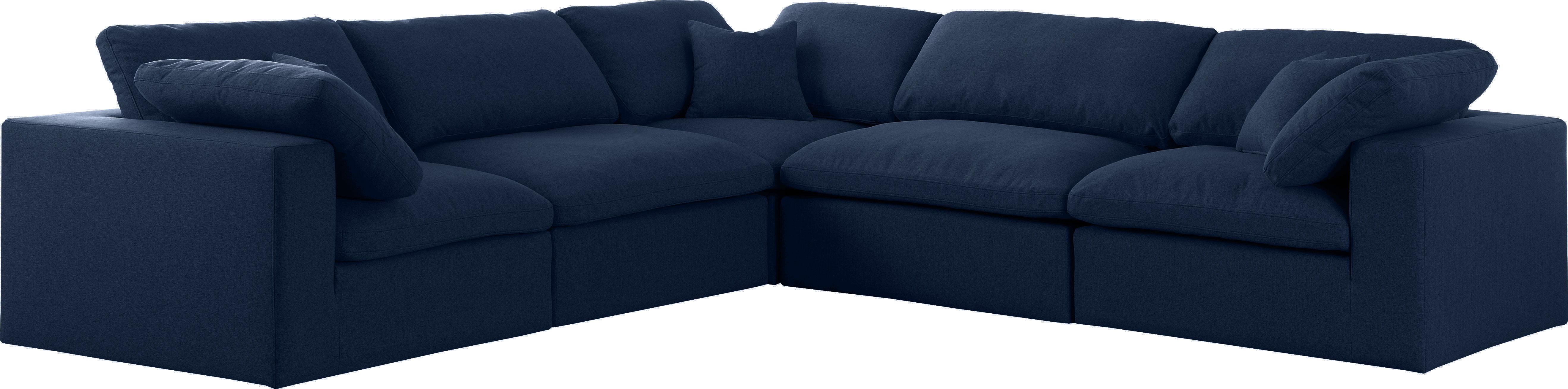 Serene - 5 Piece Modular Corner Sectional - Navy