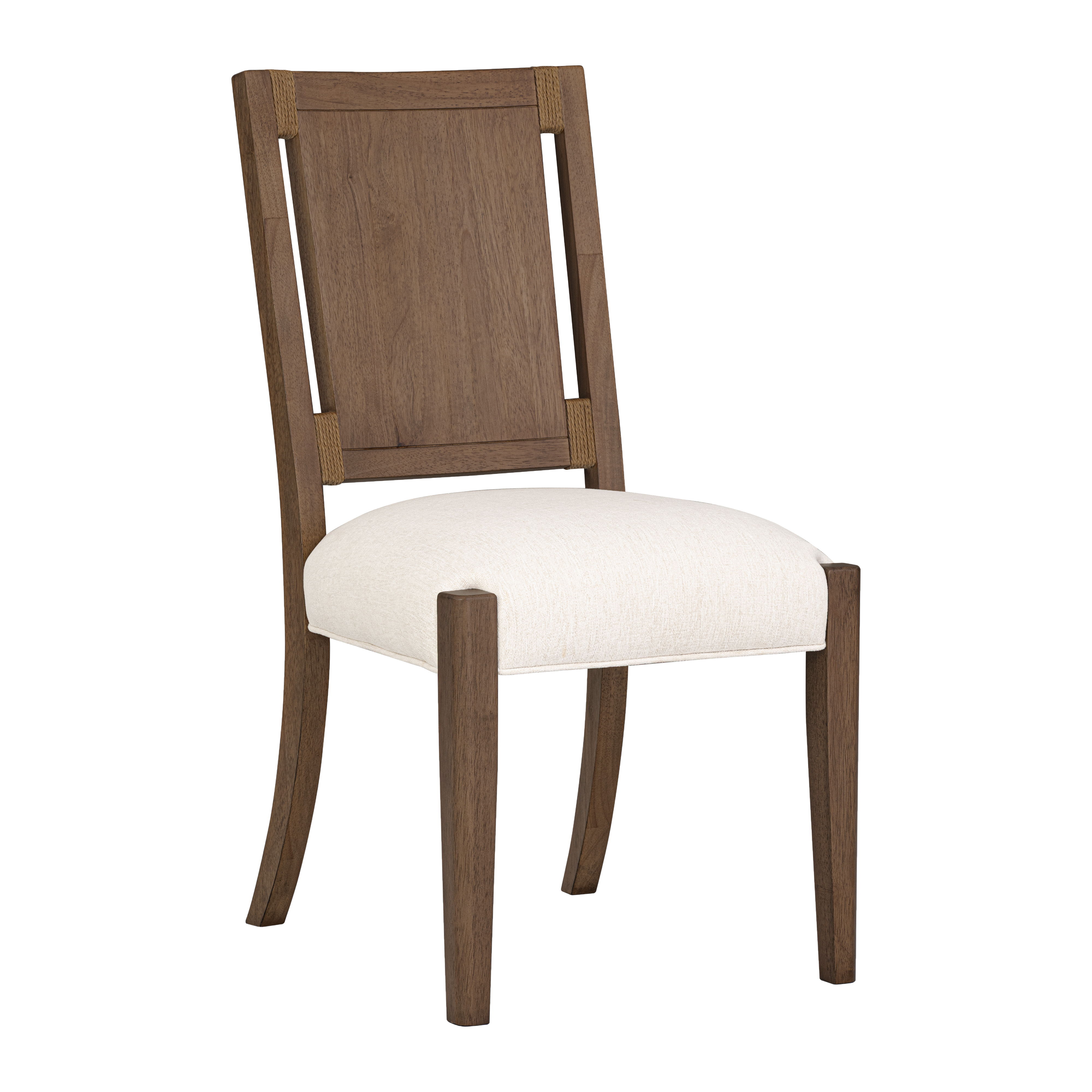 Lincoln - Upholstered Dining Chair - Brown / Milk, light brown