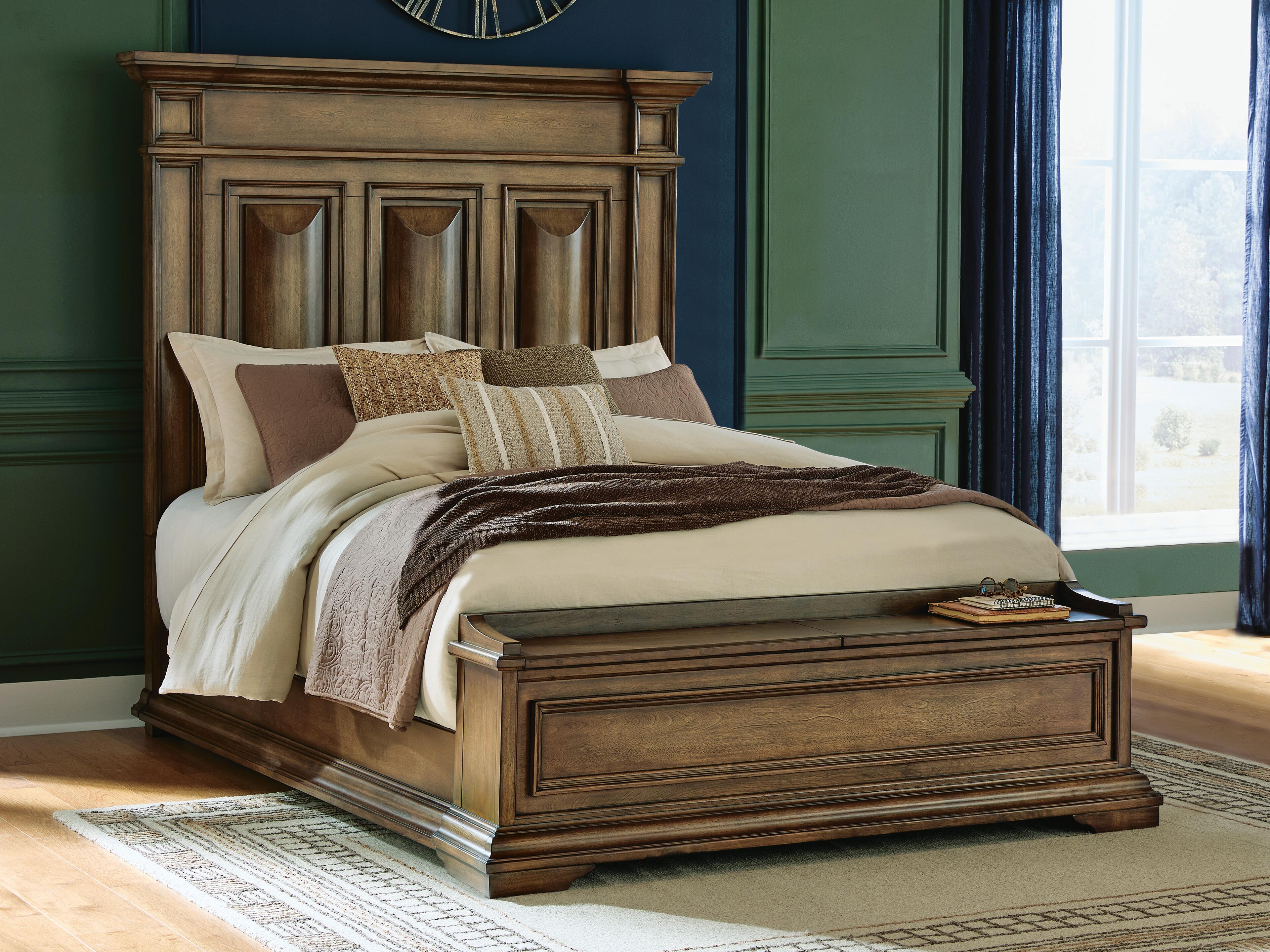 Frantanna - Queen Panel Storage Bed - Brown