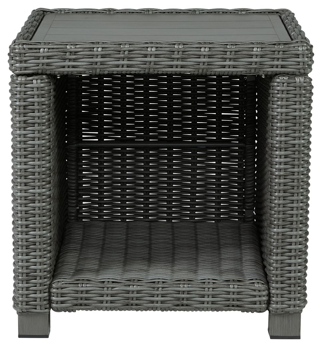 Ashley Furniture Elite Park - Square End Table - Gray - Image 3
