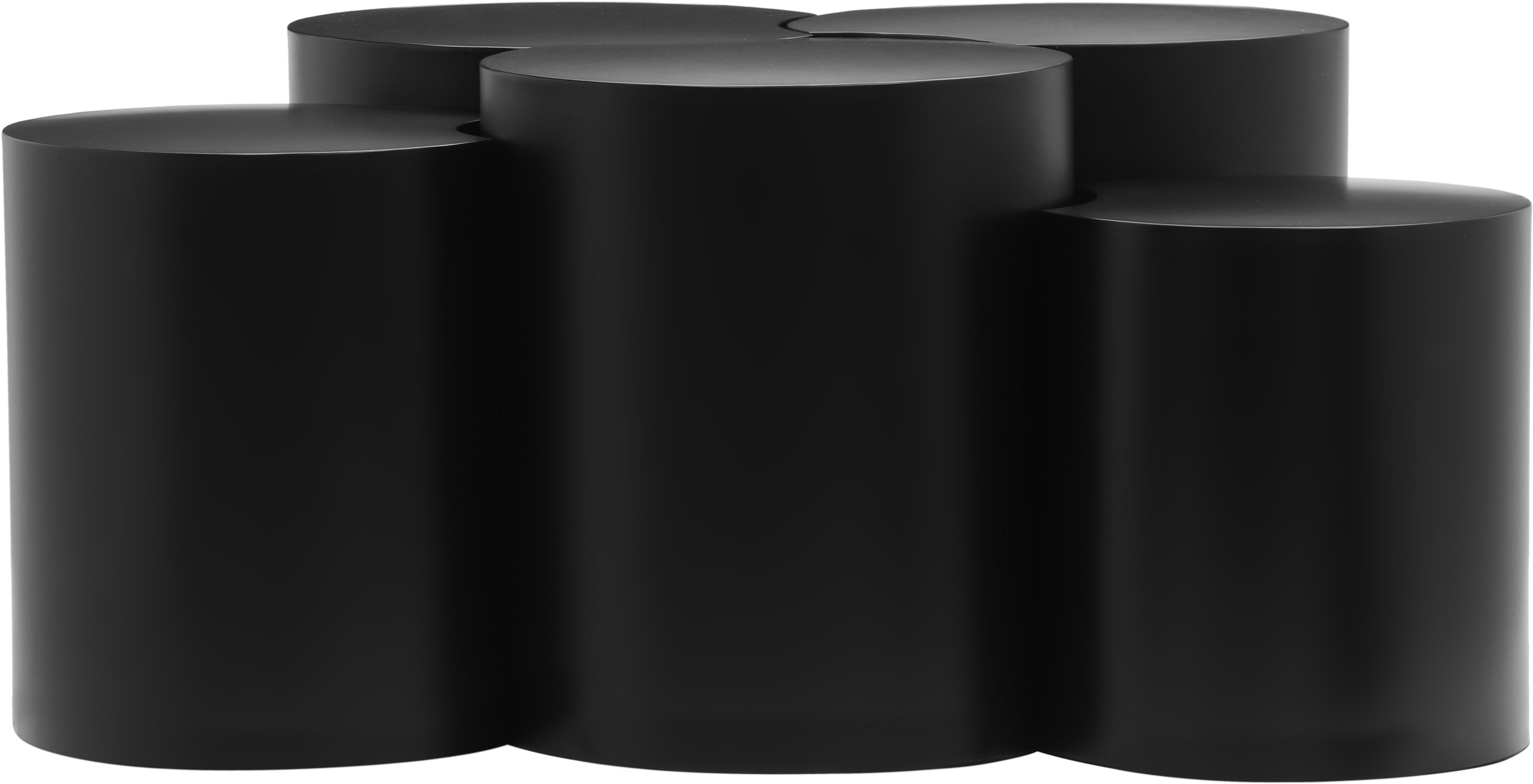 Dimple - 5 Piece Modular Coffee Table - Black