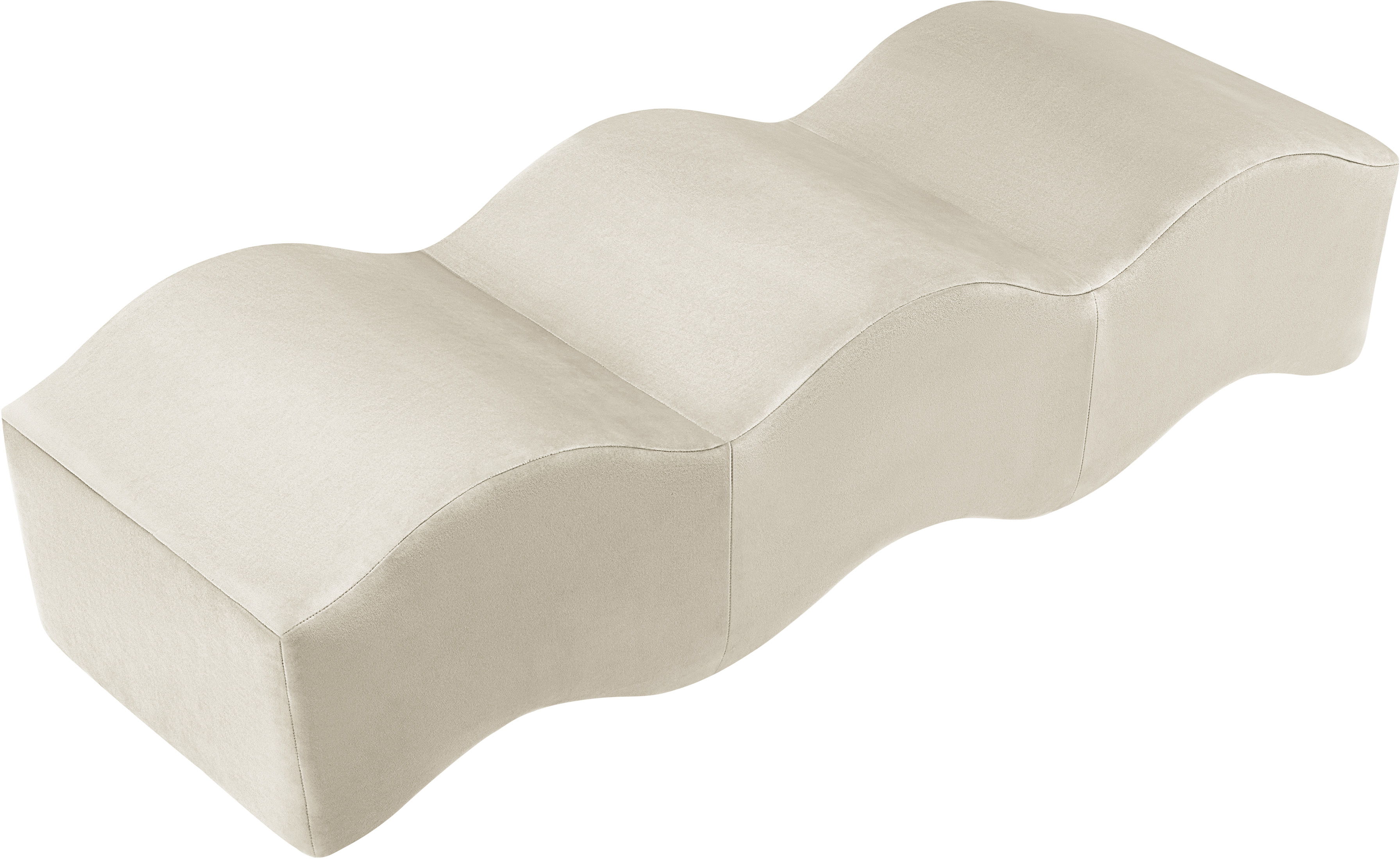 Wave - Bench - Cream