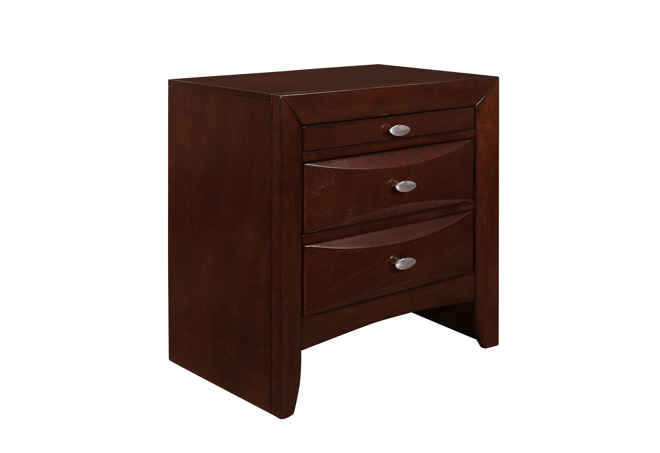 Linda - Nightstand - New Merlot