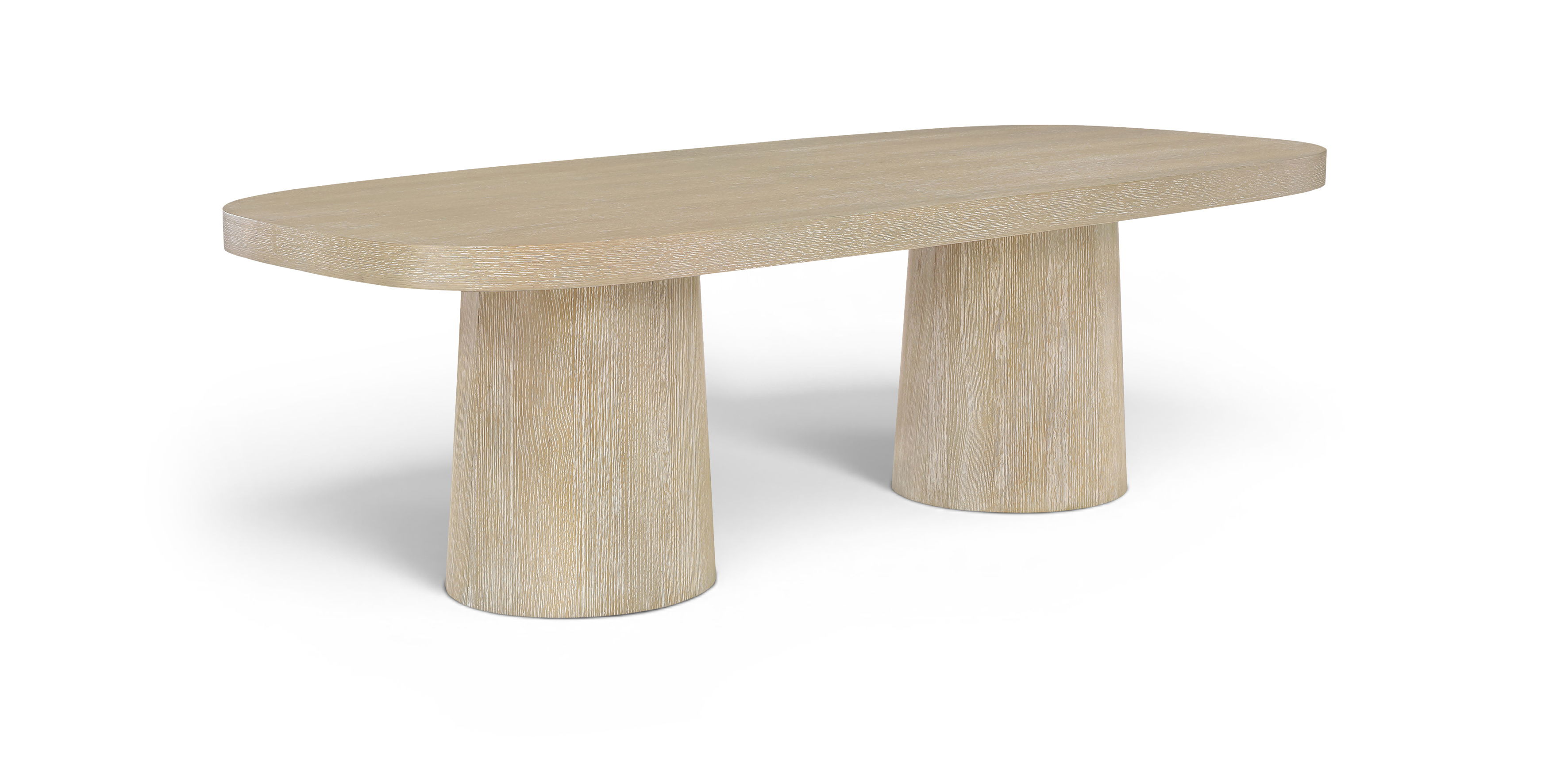 Woodhaven - Solid Wood And Oak Veneer Dining Table - Natural
