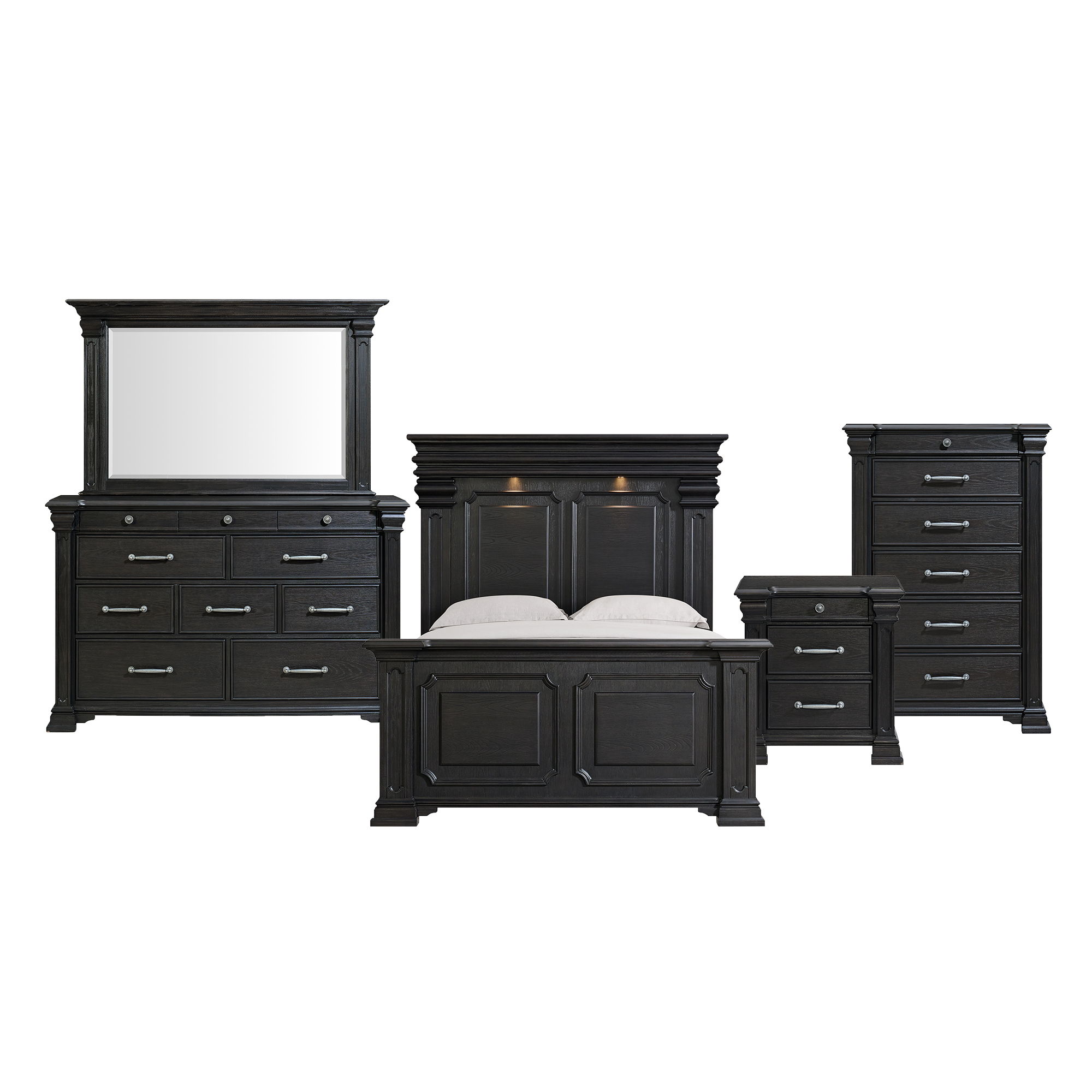King · 5 Pc · Bedroom Set