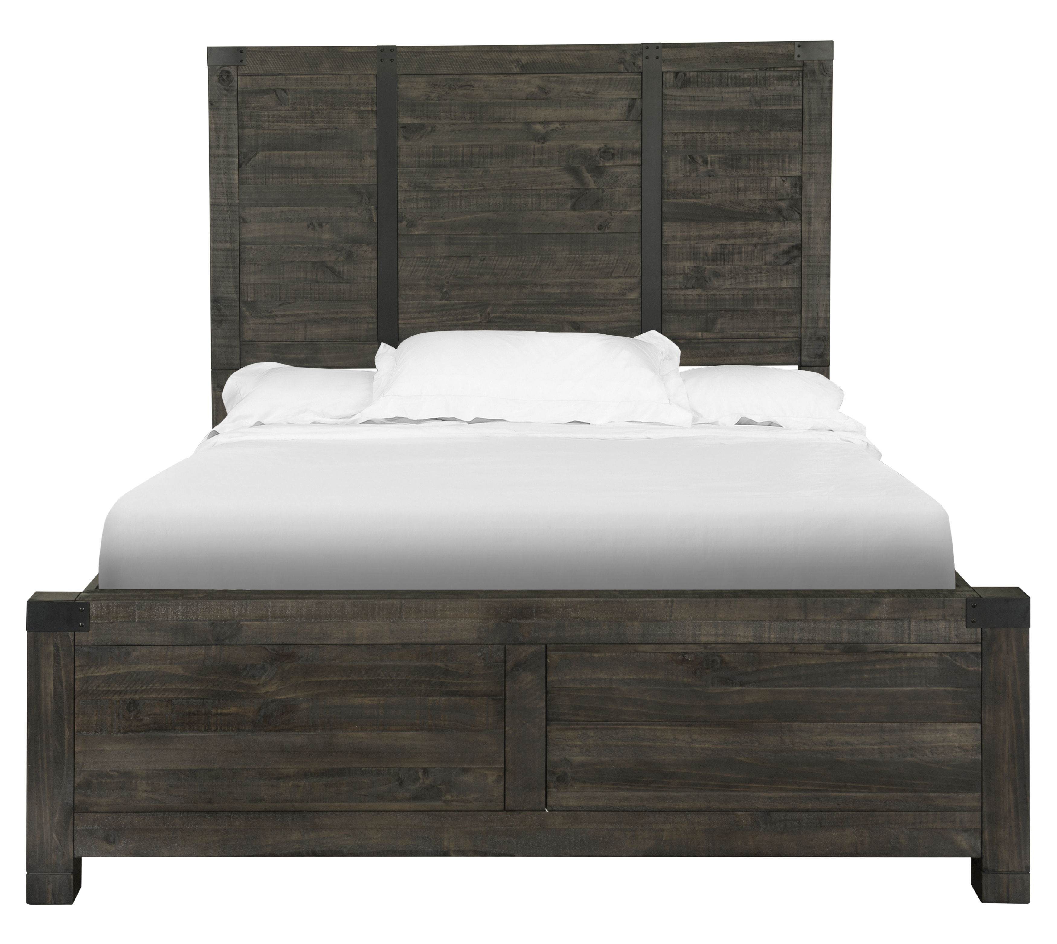Abington - Panel Bed King - Weathered Charcoal Image