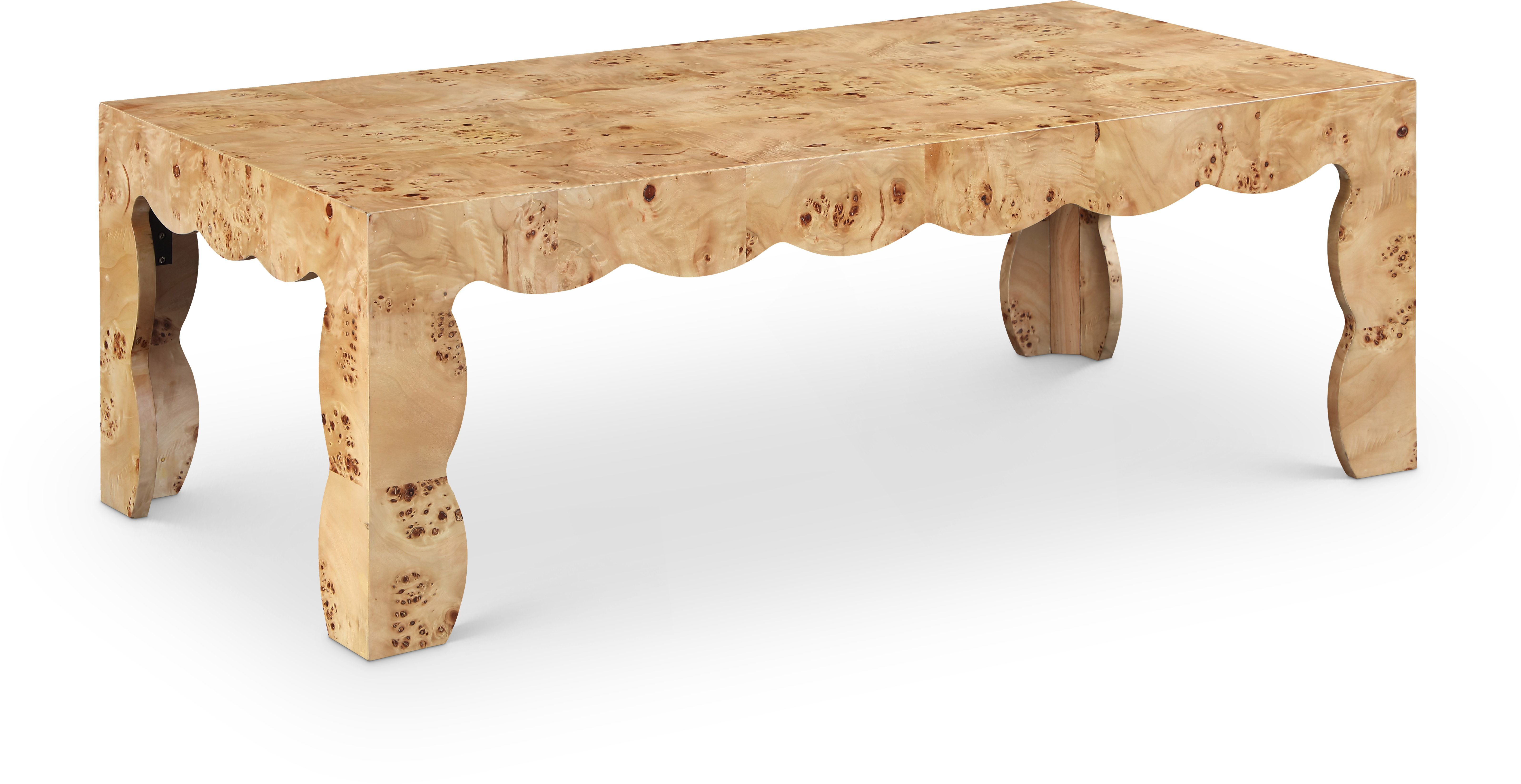 Vassa - Burl Veneer Coffee Table - Natural