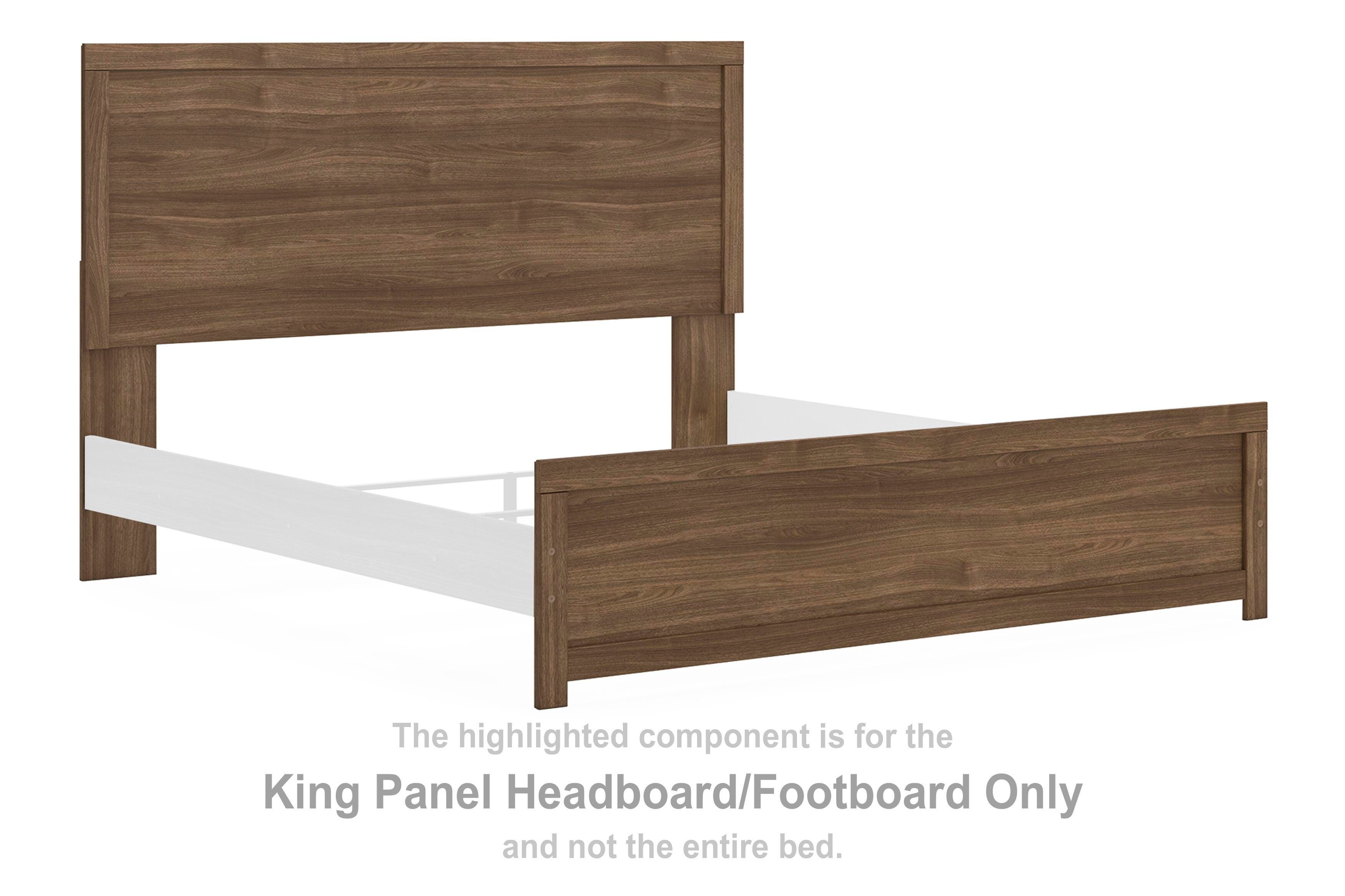 Broachmyn – King Panel Headboard/Footboard – Auburn