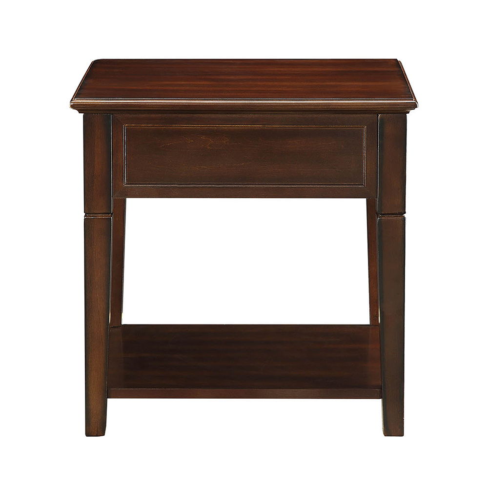 Malachi - End Table - Walnut, dark brown, view 4