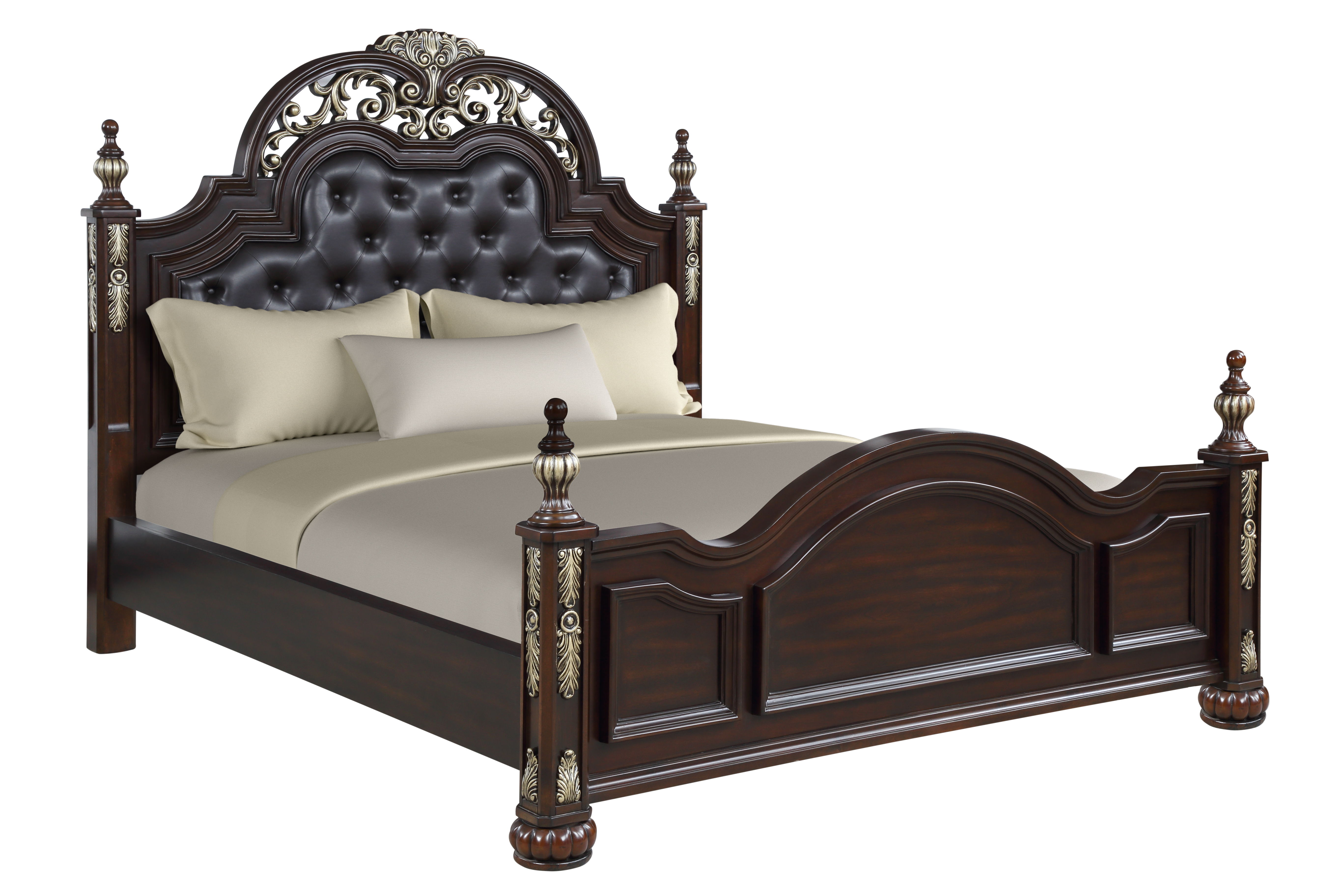 Maximus - 6/0 California King Bed - Dark Brown