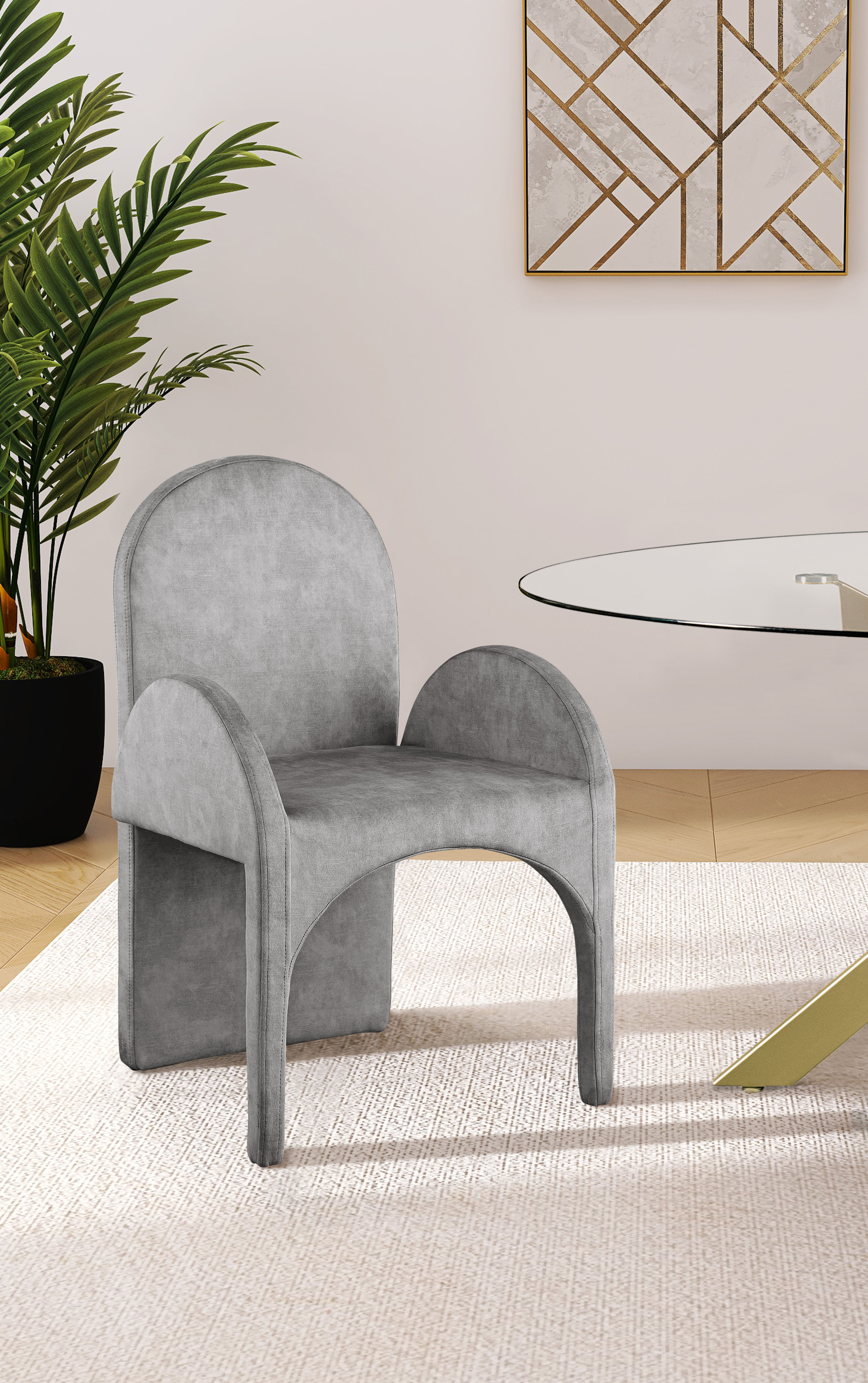 Summer - Dining Arm Chair (Set of 2) - Gray