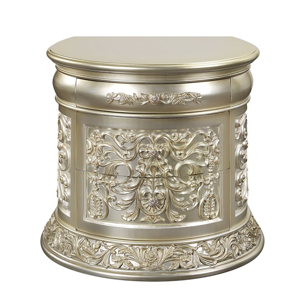 Sorina - Nightstand - Antique Gold, beige, view 7