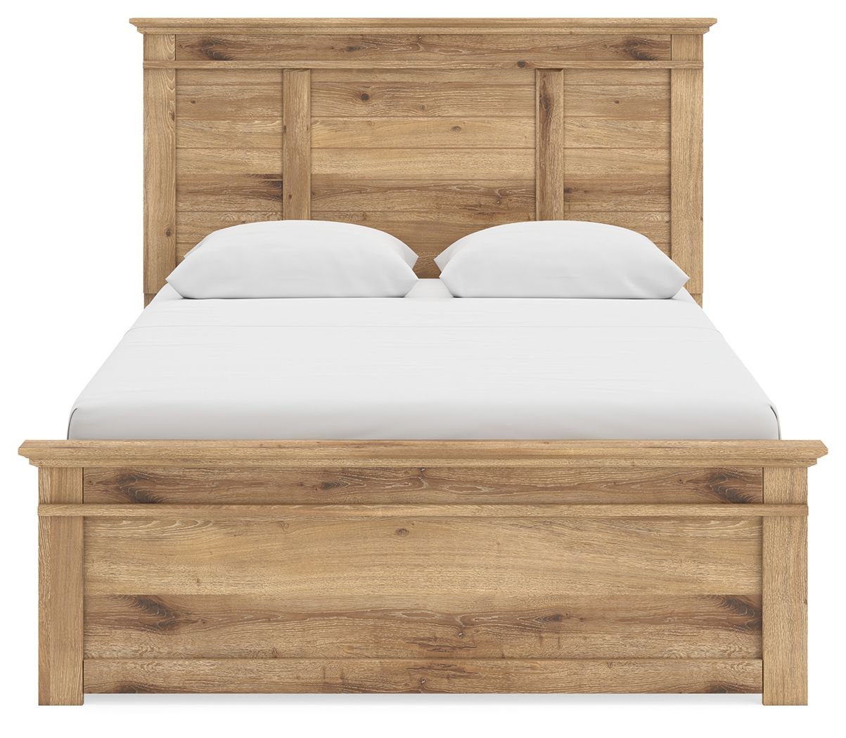 Ashley Furniture Makidern - Queen Panel Storage Bed With Under Bed Storage Unit - Tan - Image 7