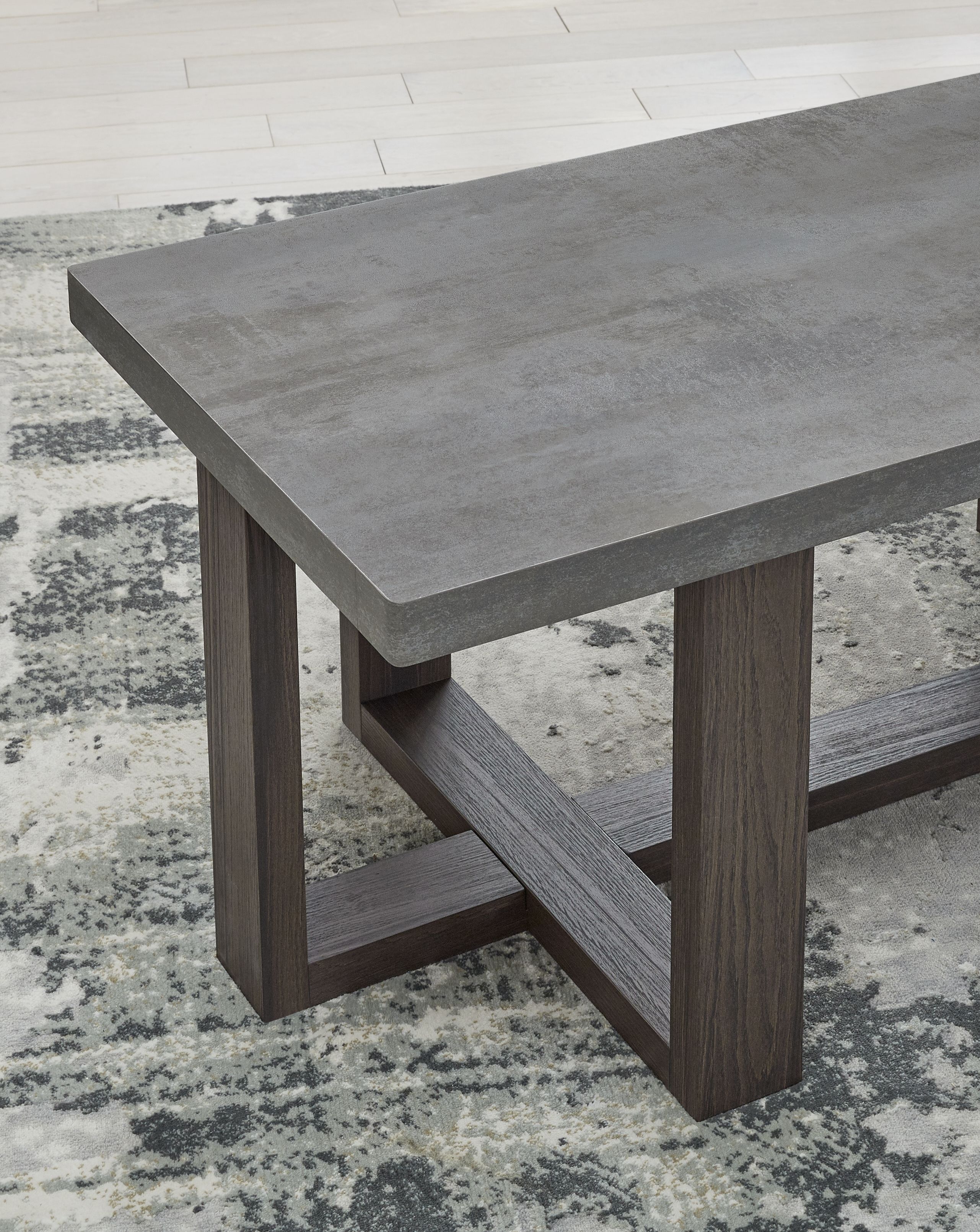 Ashley Furniture Dynnford - Occasional Table Set (Set of 3) - Gray / Brown - Image 11