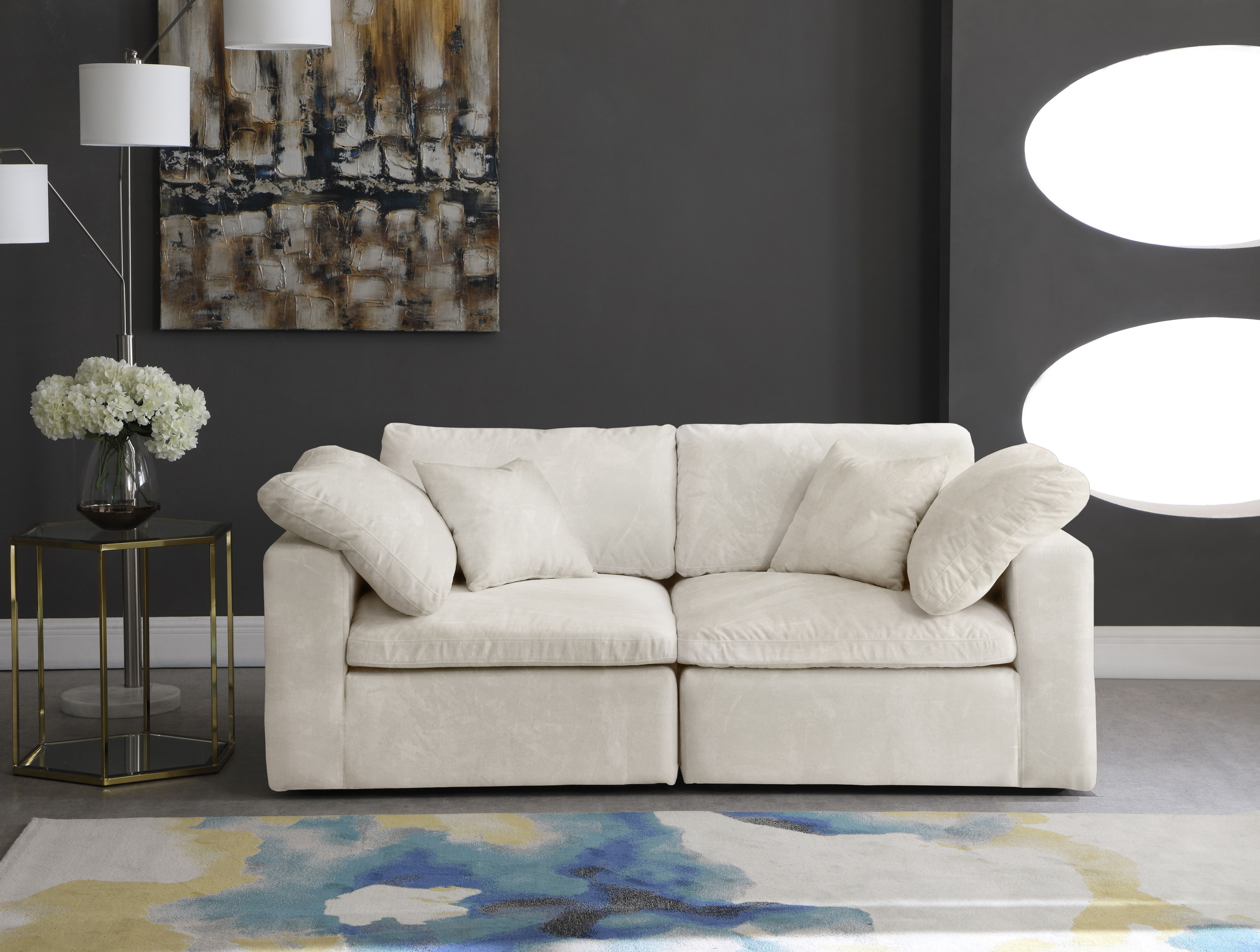 Cozy - Modular 2 Piece Sofa - Beige