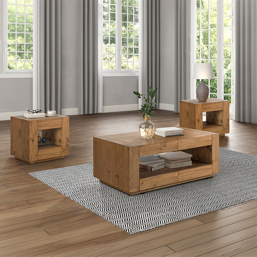 Harlan - End Table - Oak, light brown, view 7