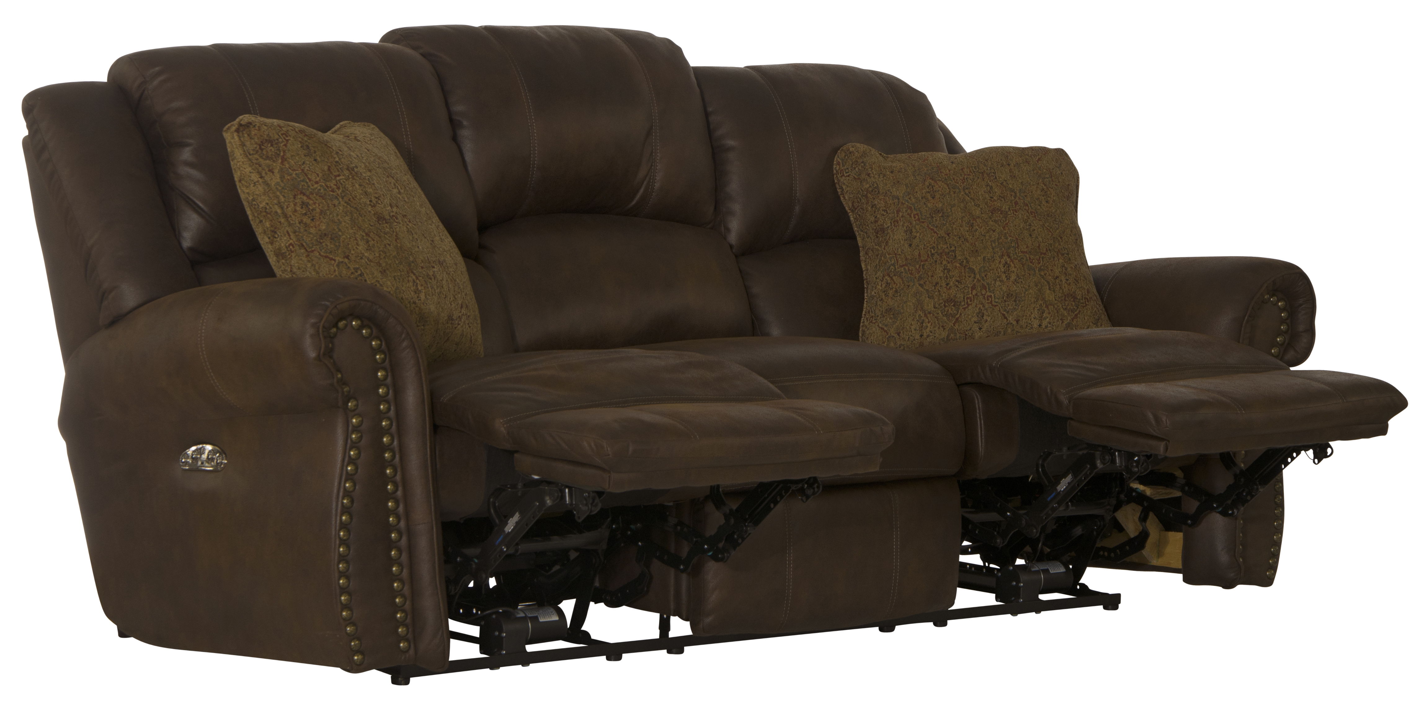 Pickett - Power Reclining Sofa With Power Adjustable Headrest - Walnut