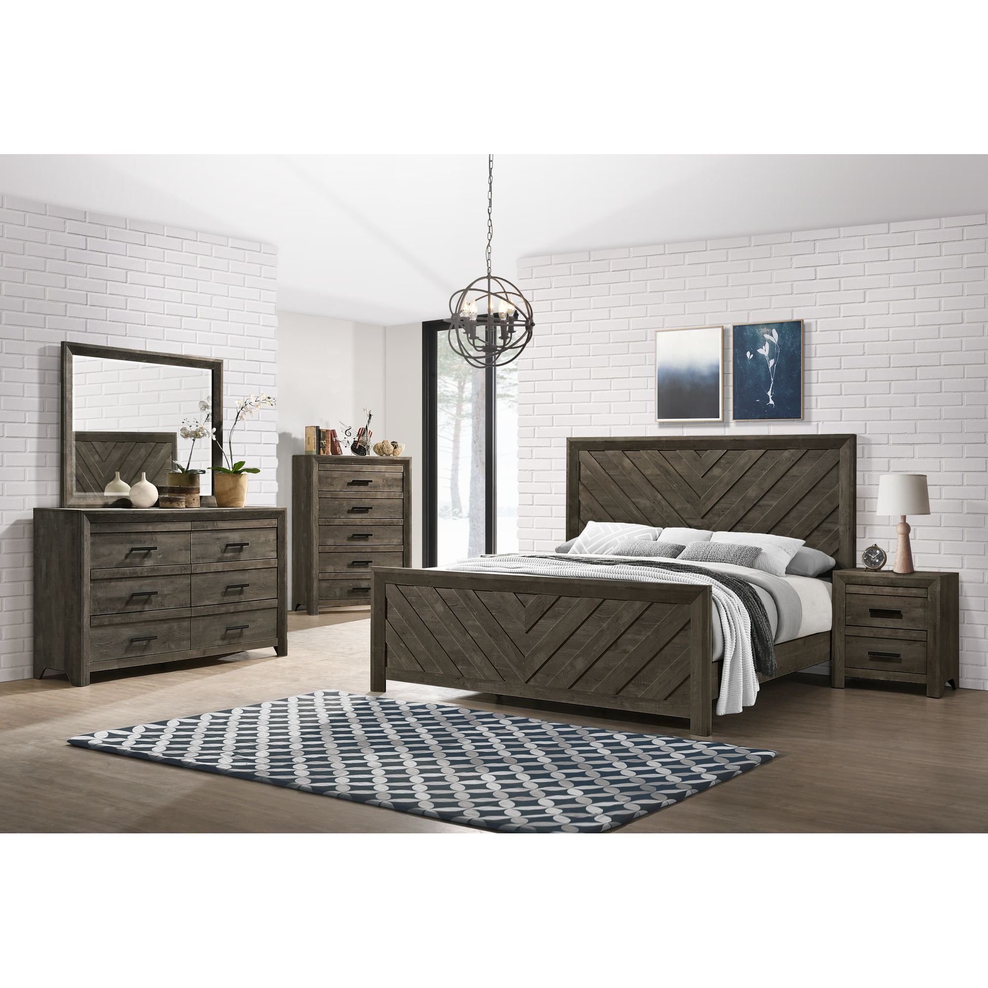 Eleanor - 6-Drawer Dresser - Mocha Gray