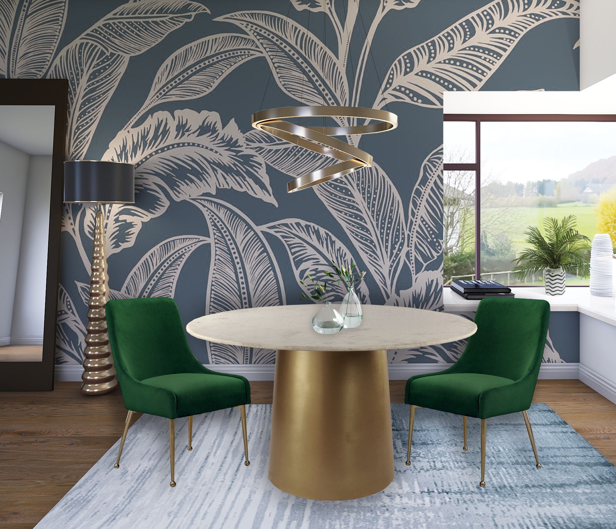Owen - Dining Chair (Set of 2) - Green