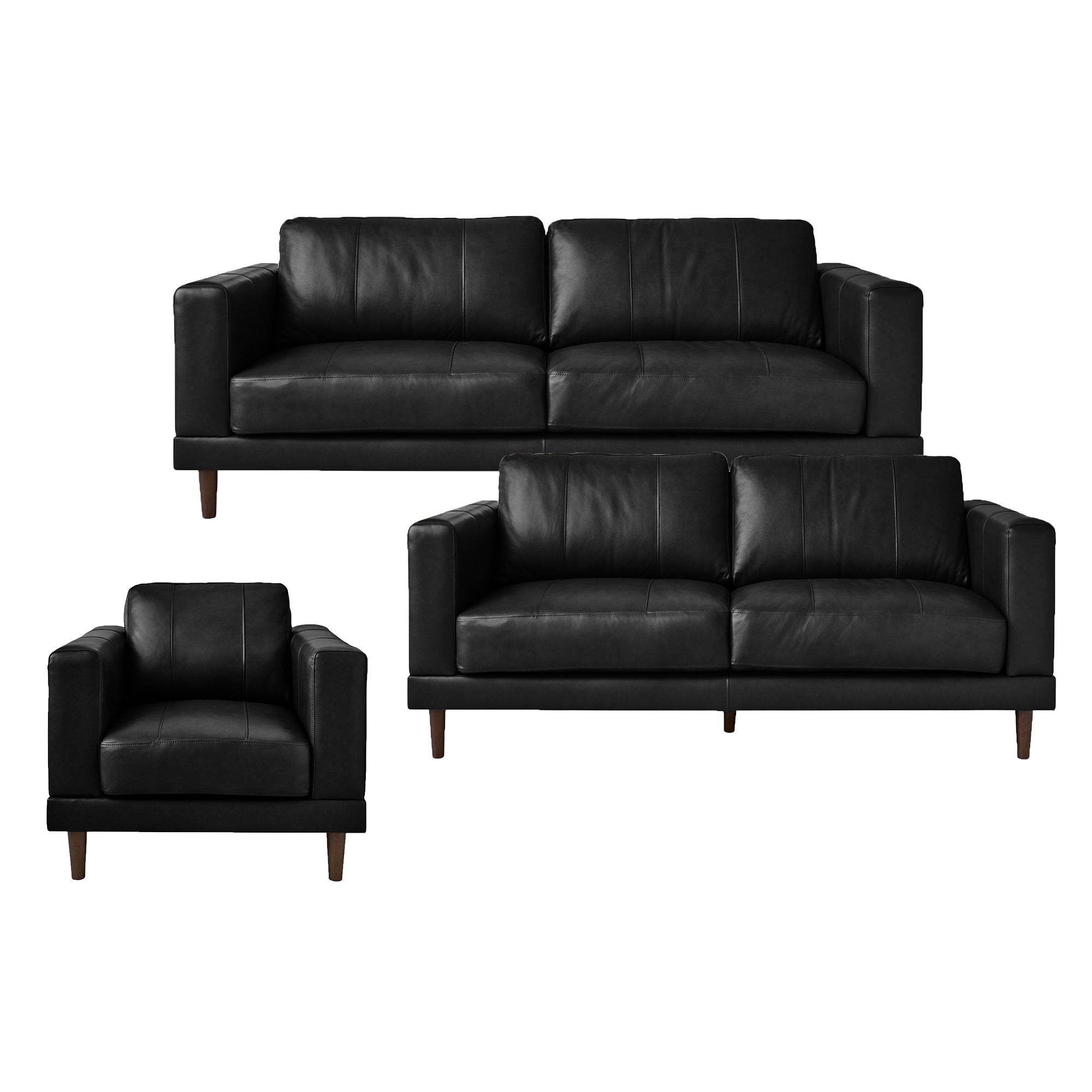 Hampton - 3 Piece Set - Black