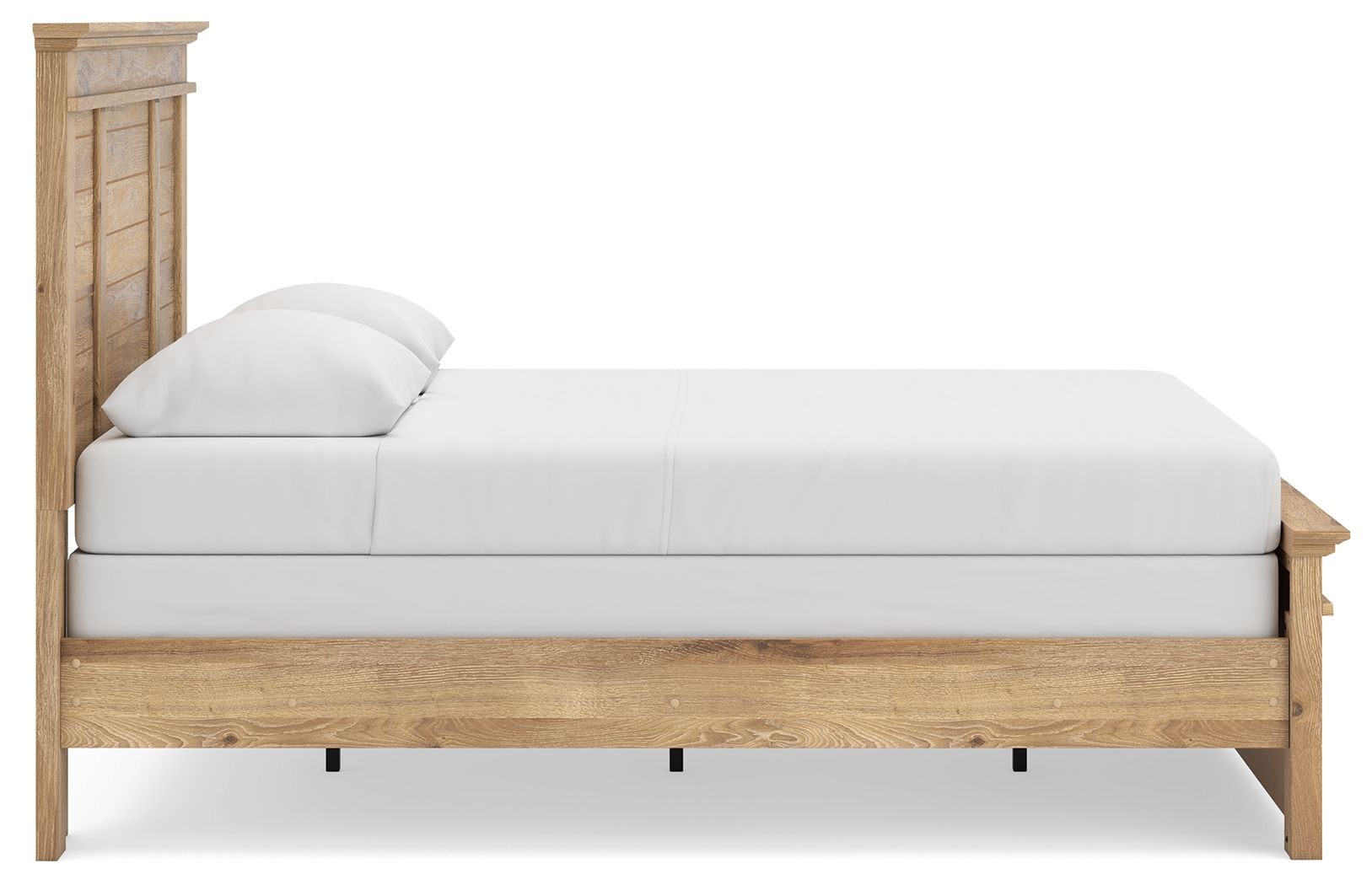 Ashley Furniture Makidern - Queen Panel Bed - Tan - Image 9