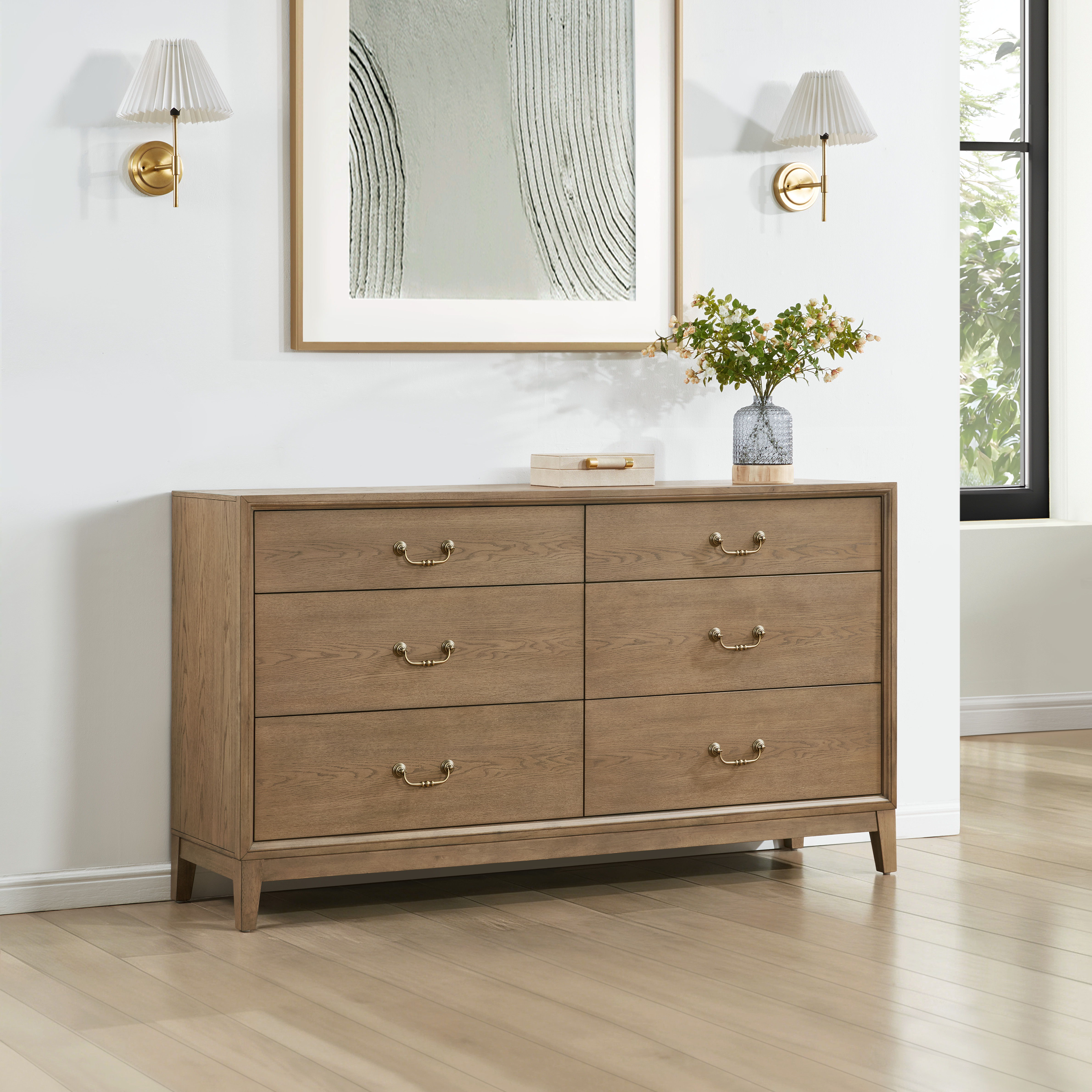 Arlington - Dresser - Dark Brown, dark brown, view 8