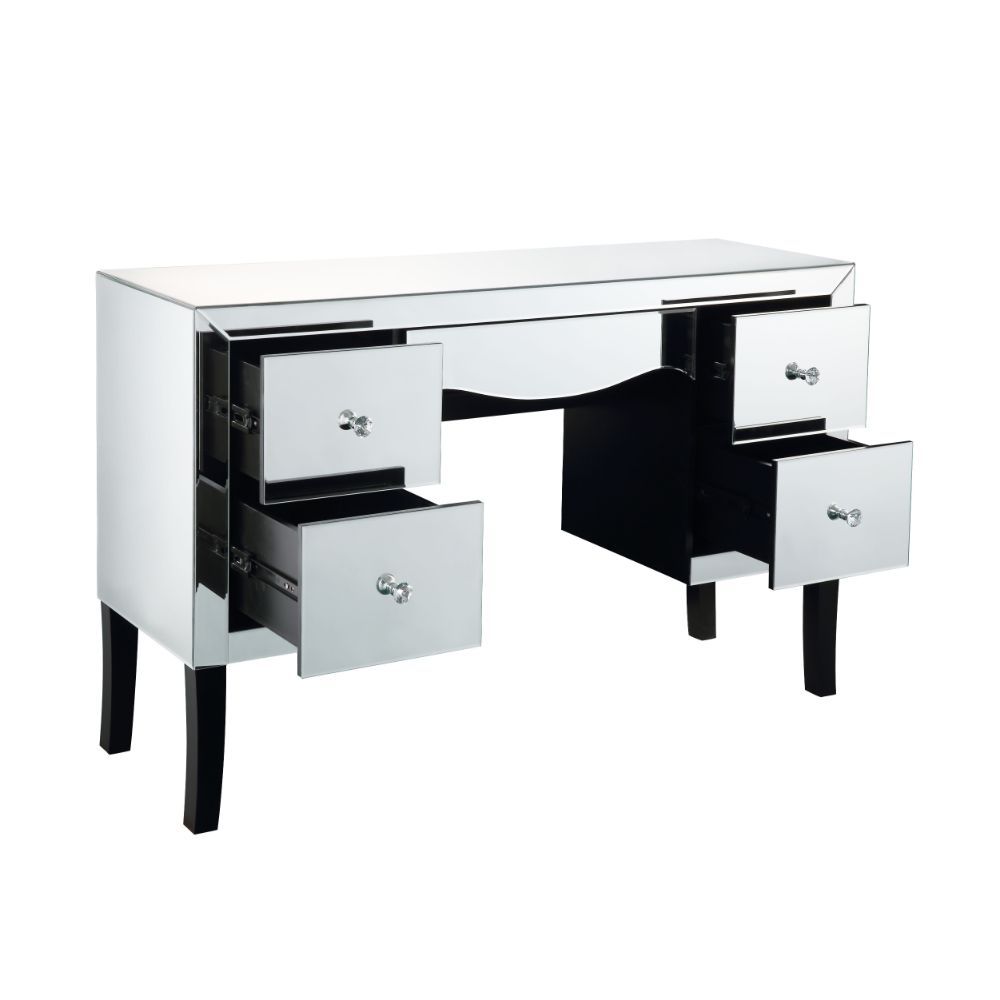 Dominic - Vanity Desk - Mirrored, silver, view 3