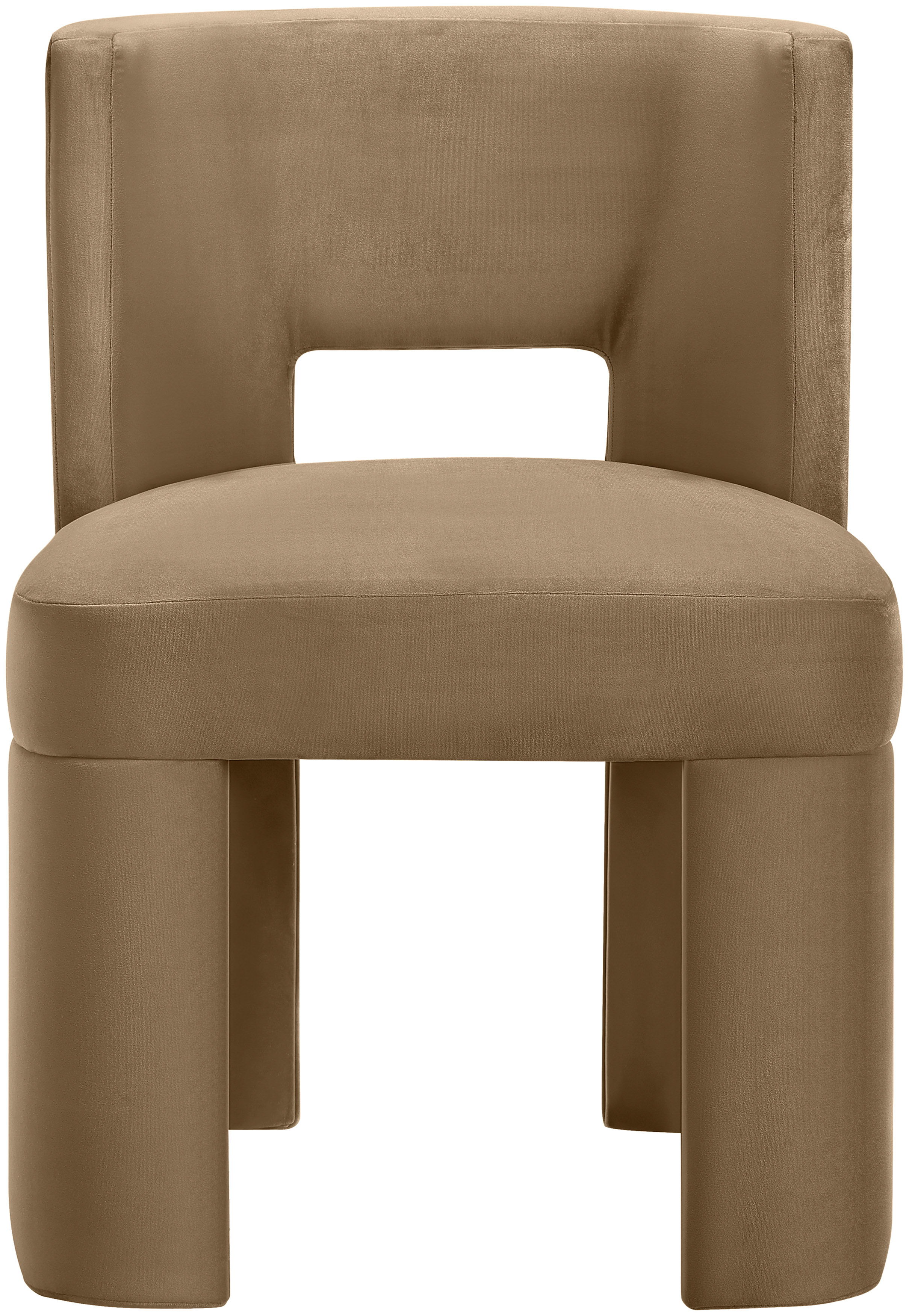 Zuno - Velvet Performance Fabric Upholstered Dining Chair (Set of 2) - Beige