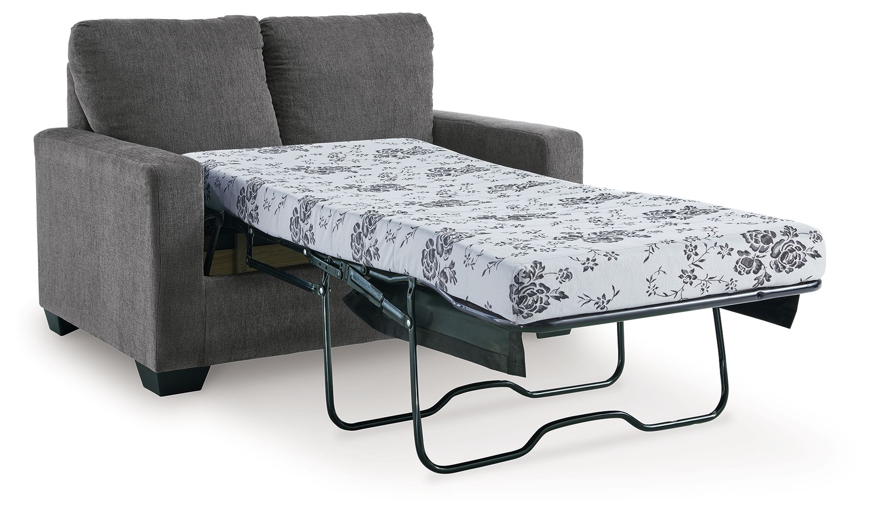 Ashley Furniture Rannis - Twin Sofa Sleeper - Pewter - Image 5