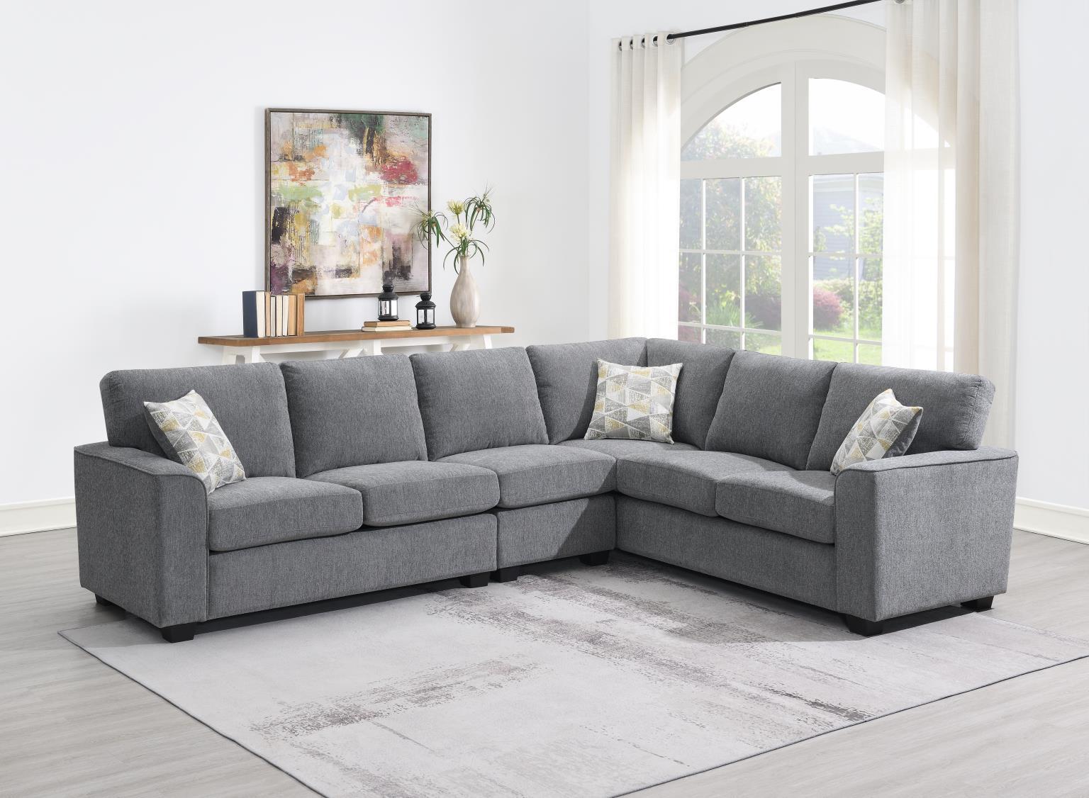 U327 - 2 Piece Sectional - Gray