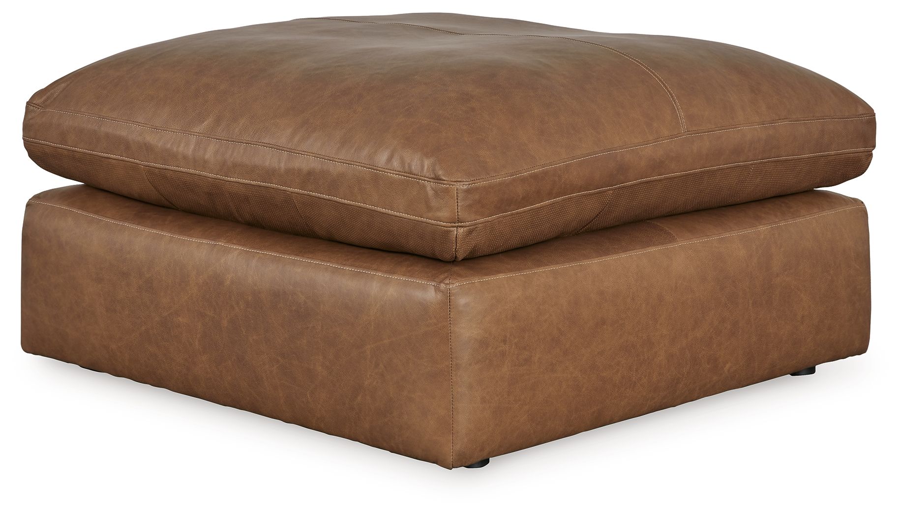 Ashley Emilia Oversized Accent Ottoman - Caramel