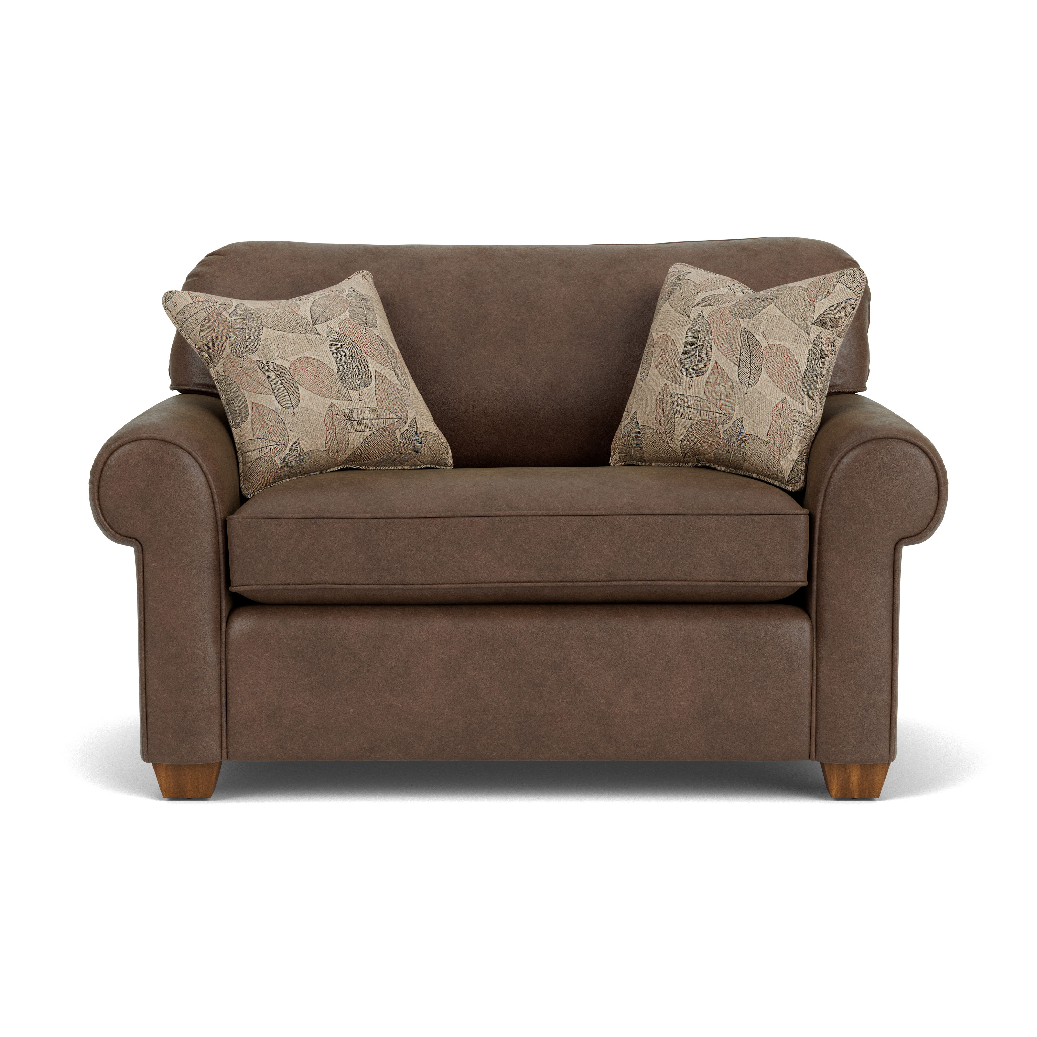 Thornton - Fabric Stationary Twin Sleeper, dark brown, view 4