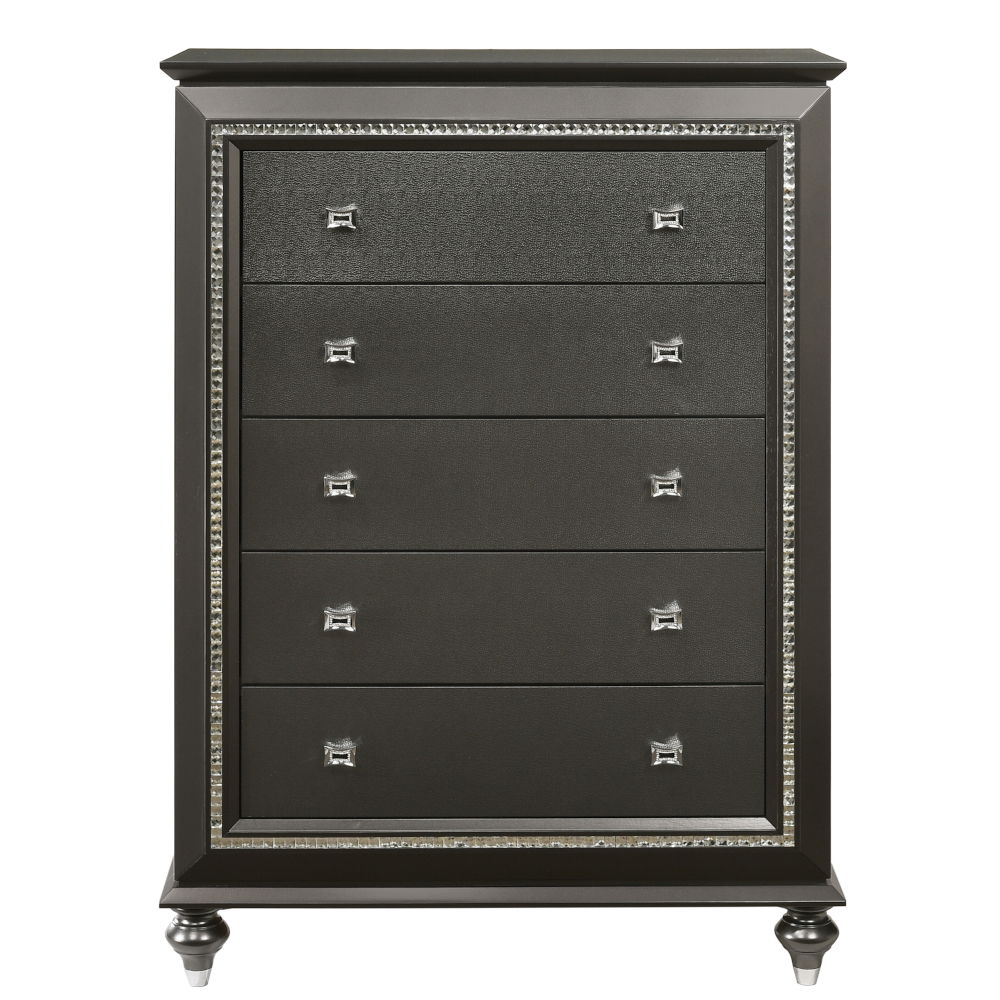 Kaitlyn - Chest - Metallic Gray, dark gray, view 7