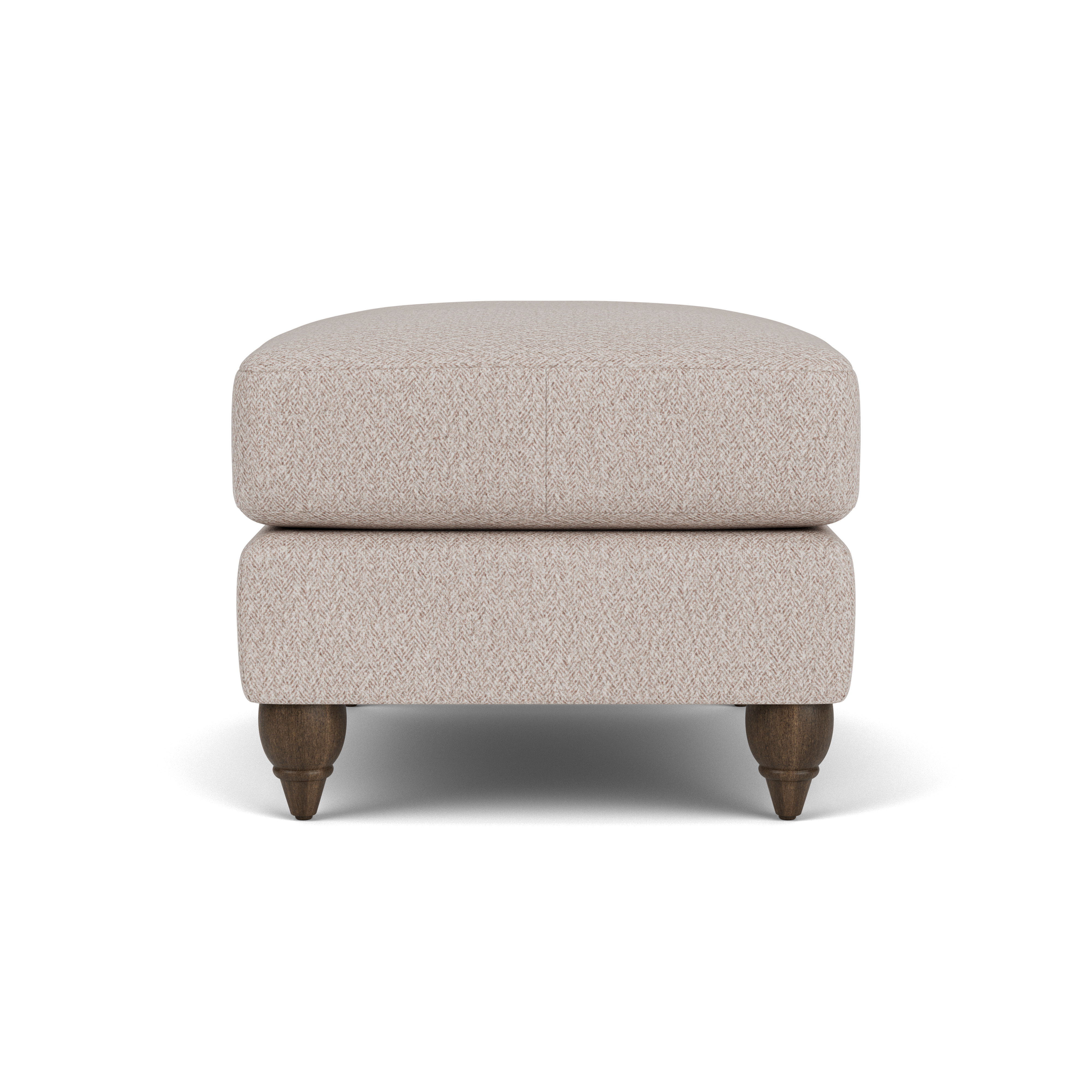 Stella - Fabric Ottoman, light gray, view 8
