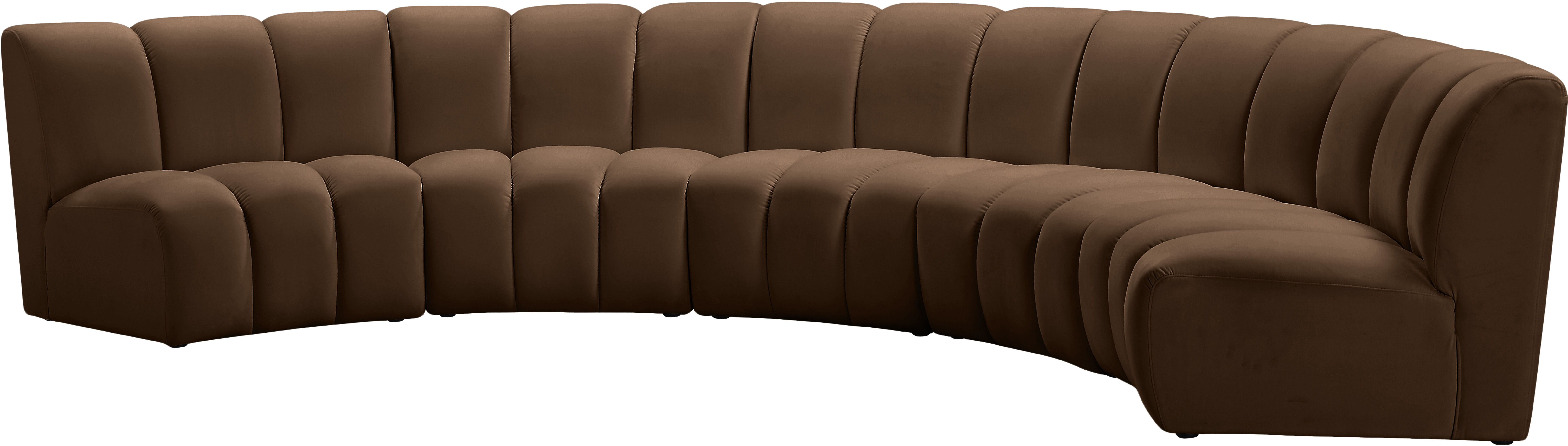 Infinity - 5 Piece Modular Sectional - Brown