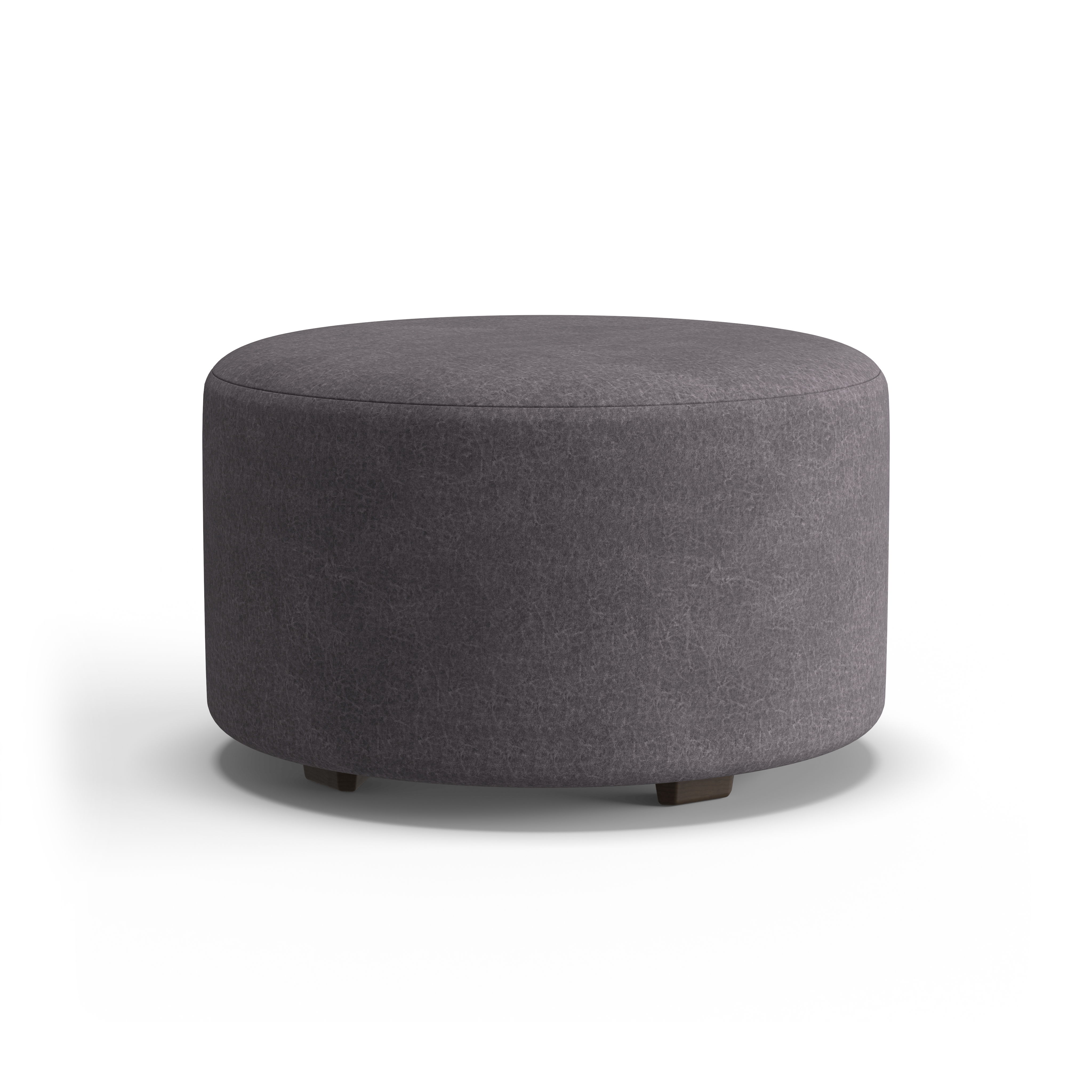 Pouf - Fabric Cocktail Ottoman, black, view 2