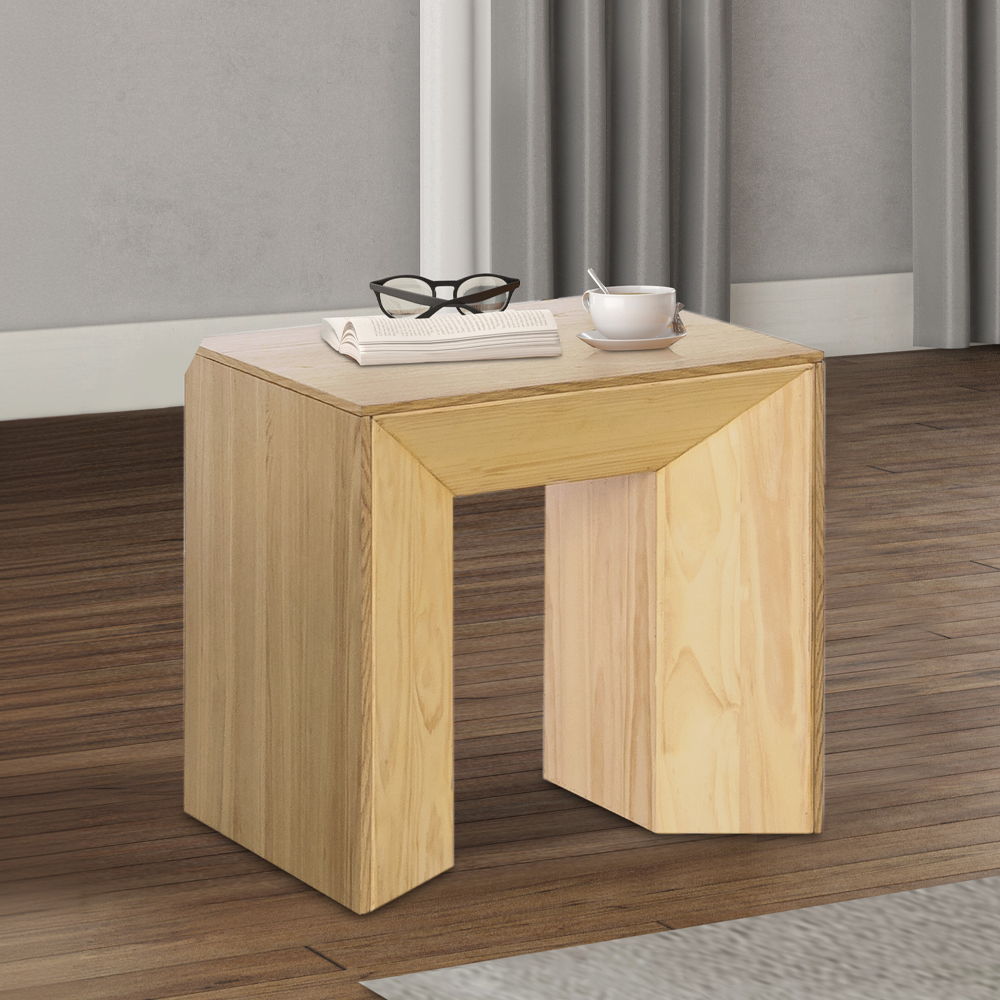 Harold - End Table - Brown, light brown