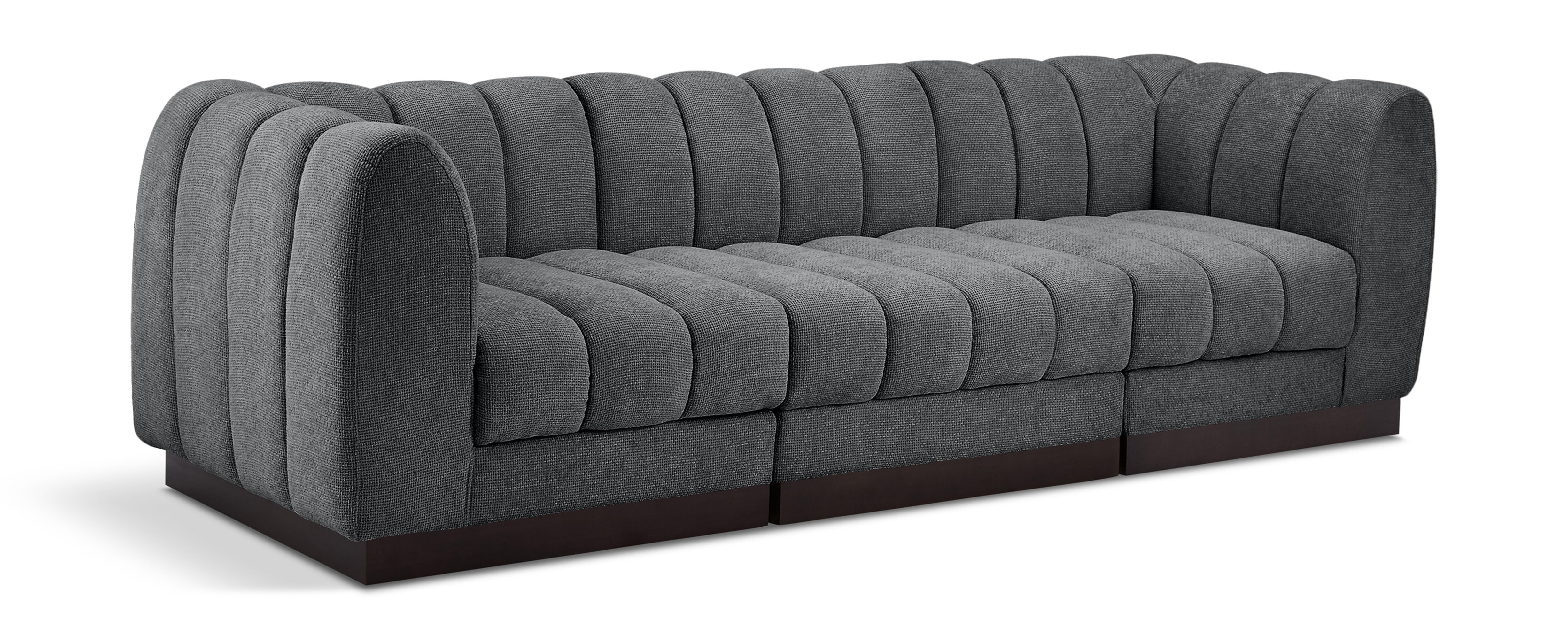 Quinn - 3 Seat Modular Sofa - Gray