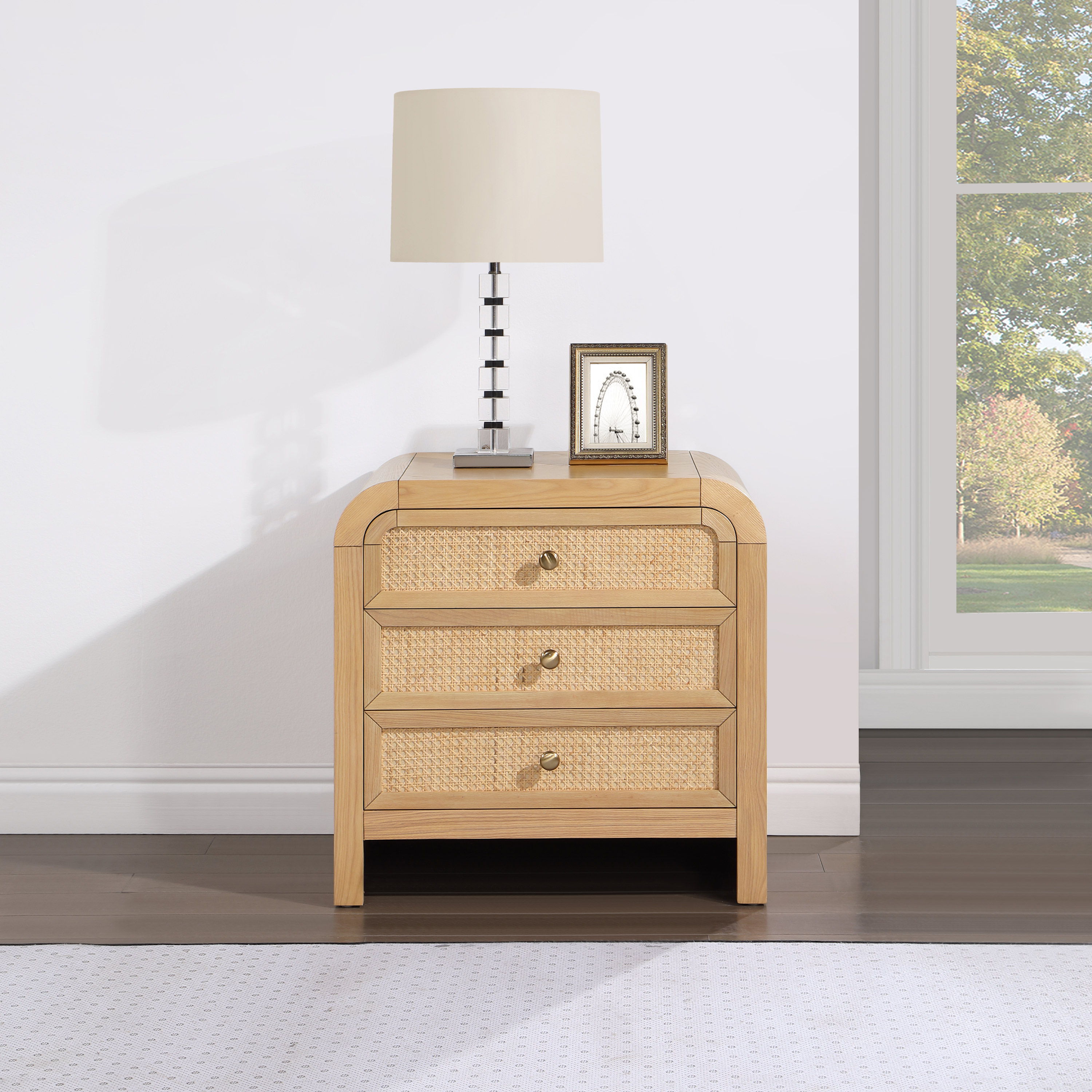 Siena - Night Stand - Natural