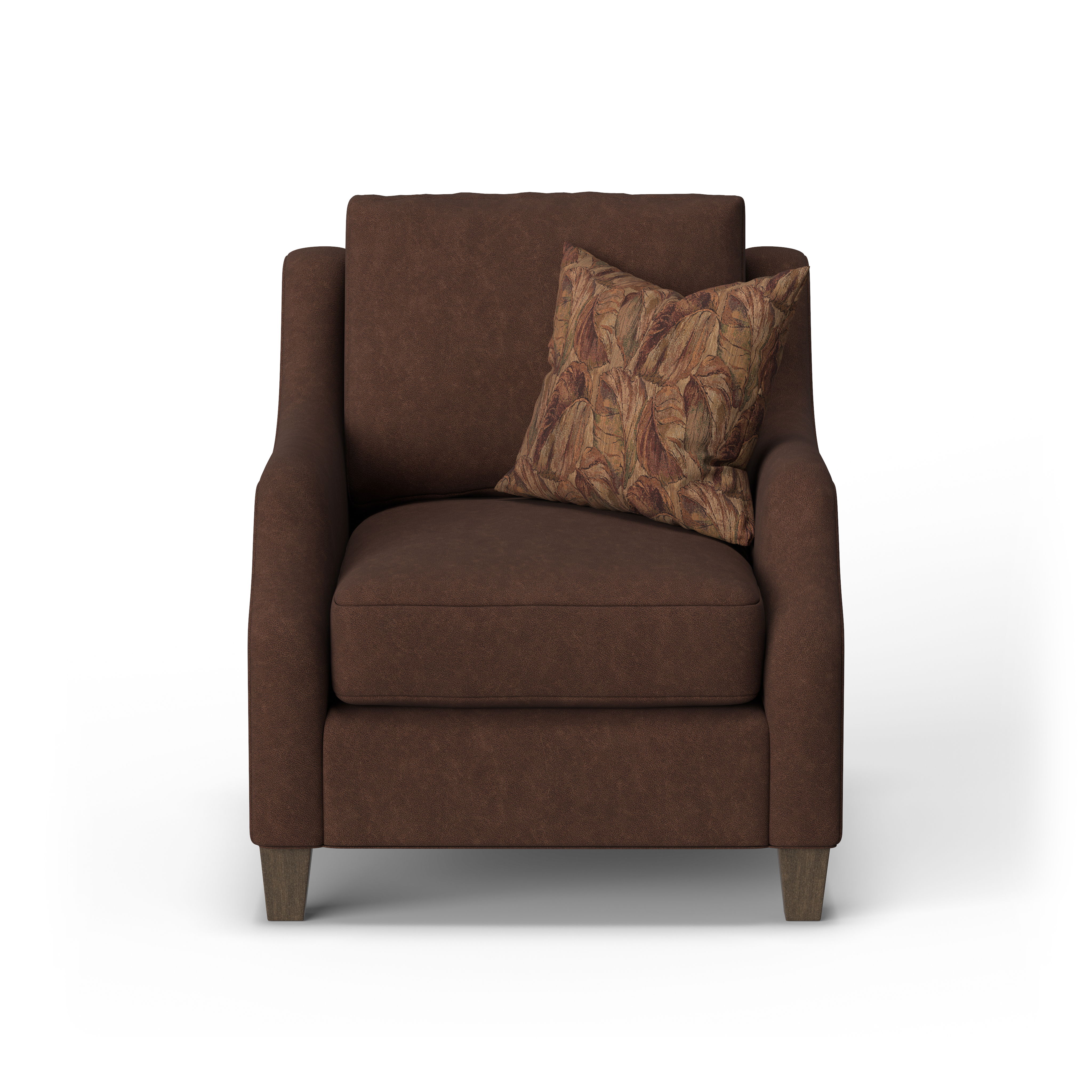 Gianna - Fabric Chair, dark brown, view 6