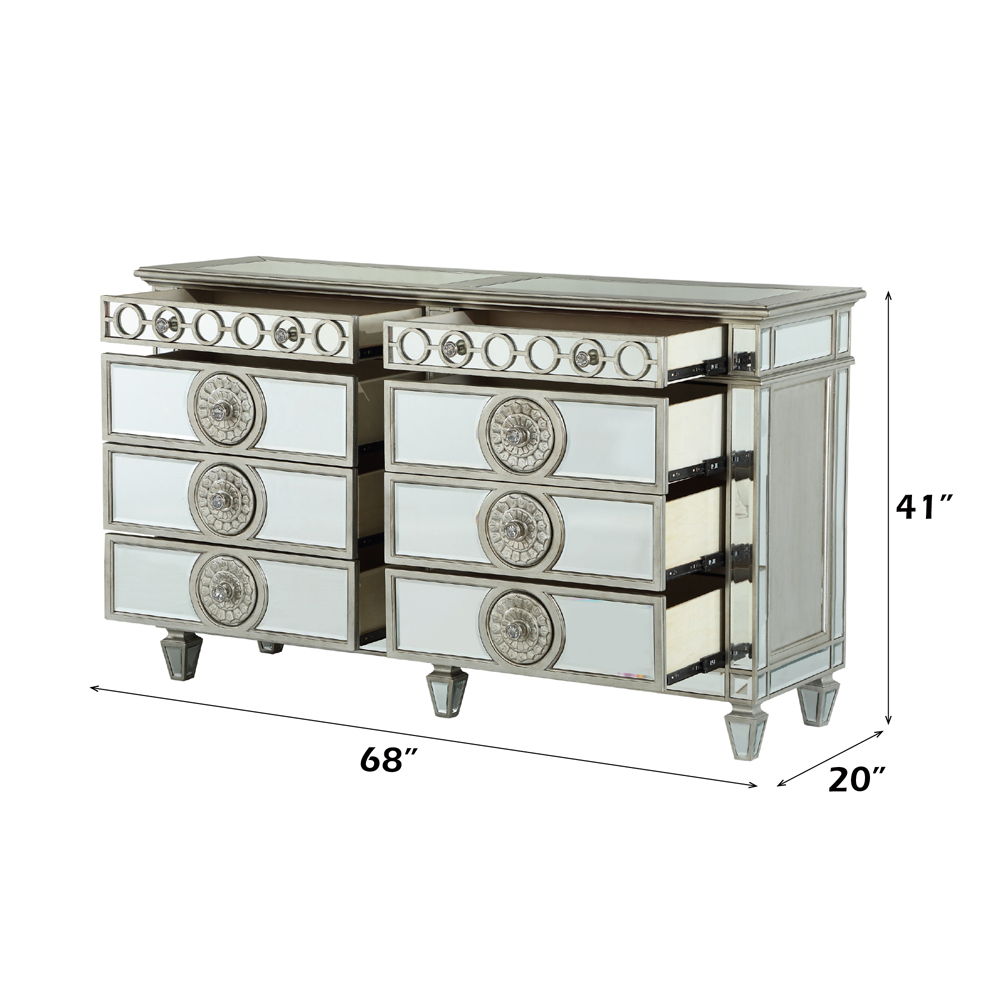 Varian - Dresser - Mirrored, silver, view 3
