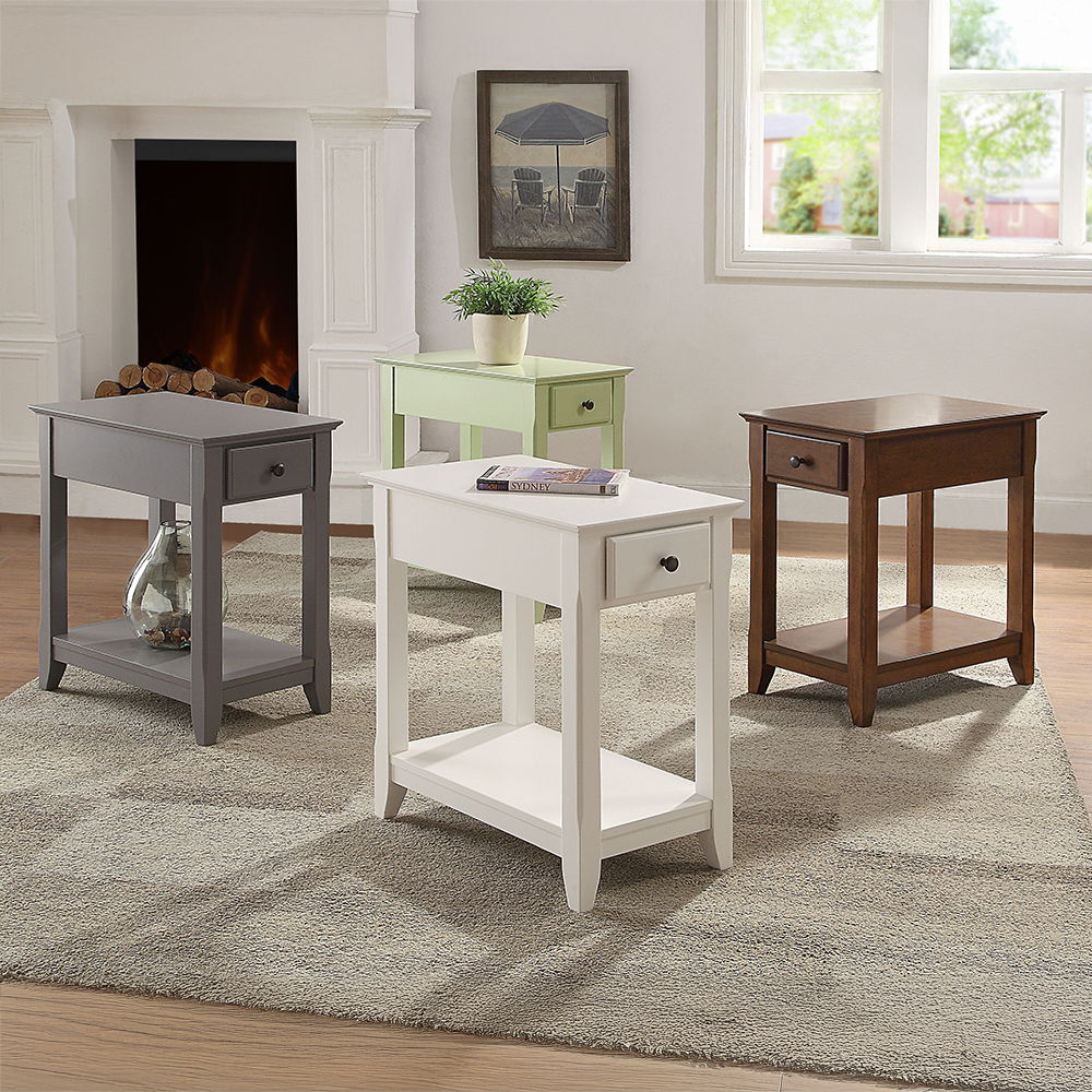 Bertie - Accent Table - Walnut, dark brown