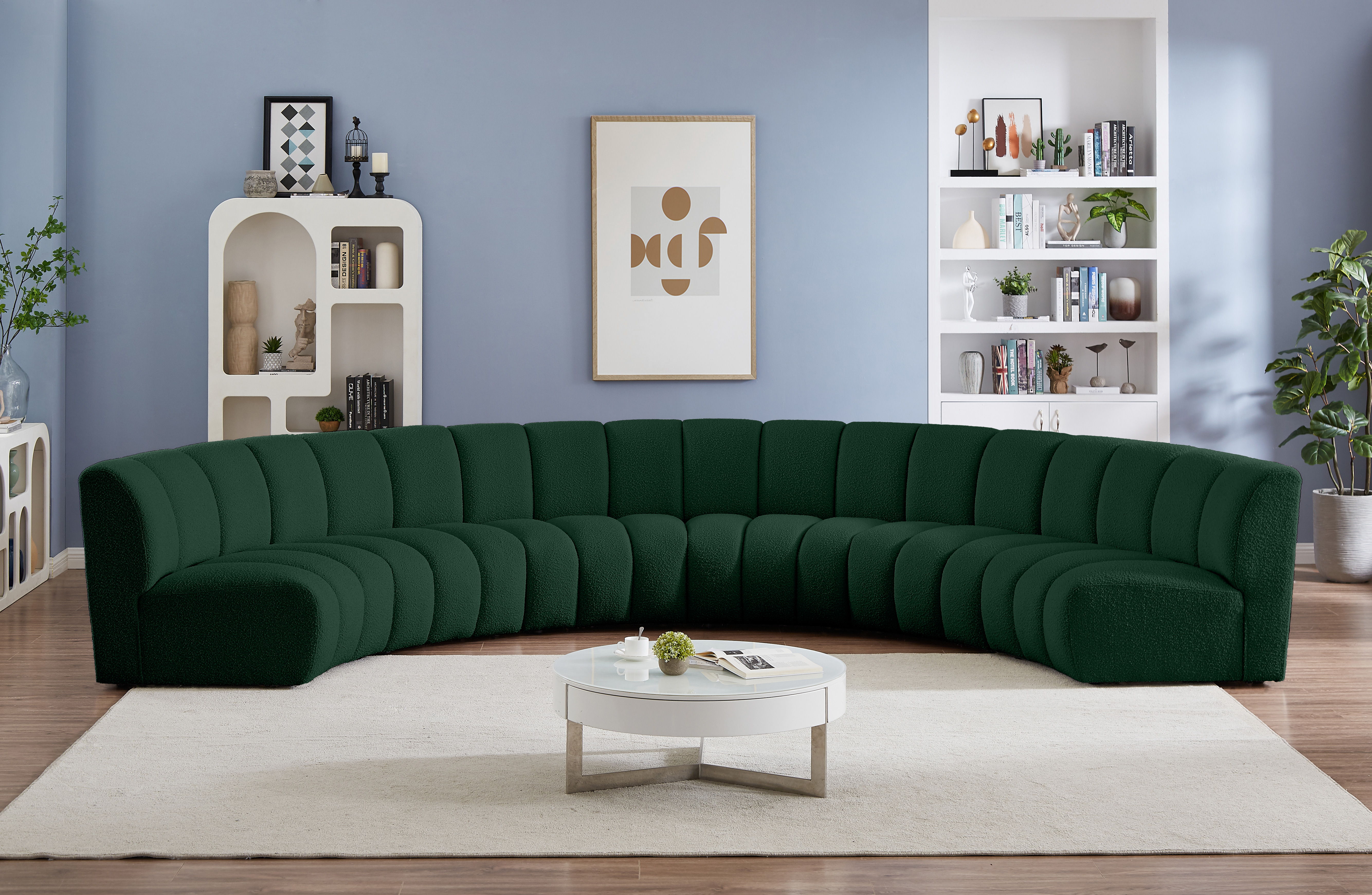 Infinity - 6 Piece Modular Sectional - Green