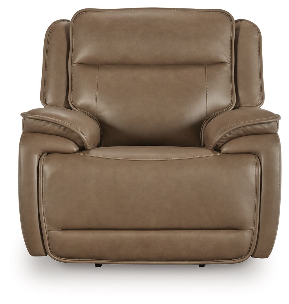 Ashley Furniture Glencroft - Power Recliner / Adjustable Headrest - Sahara - Image 4